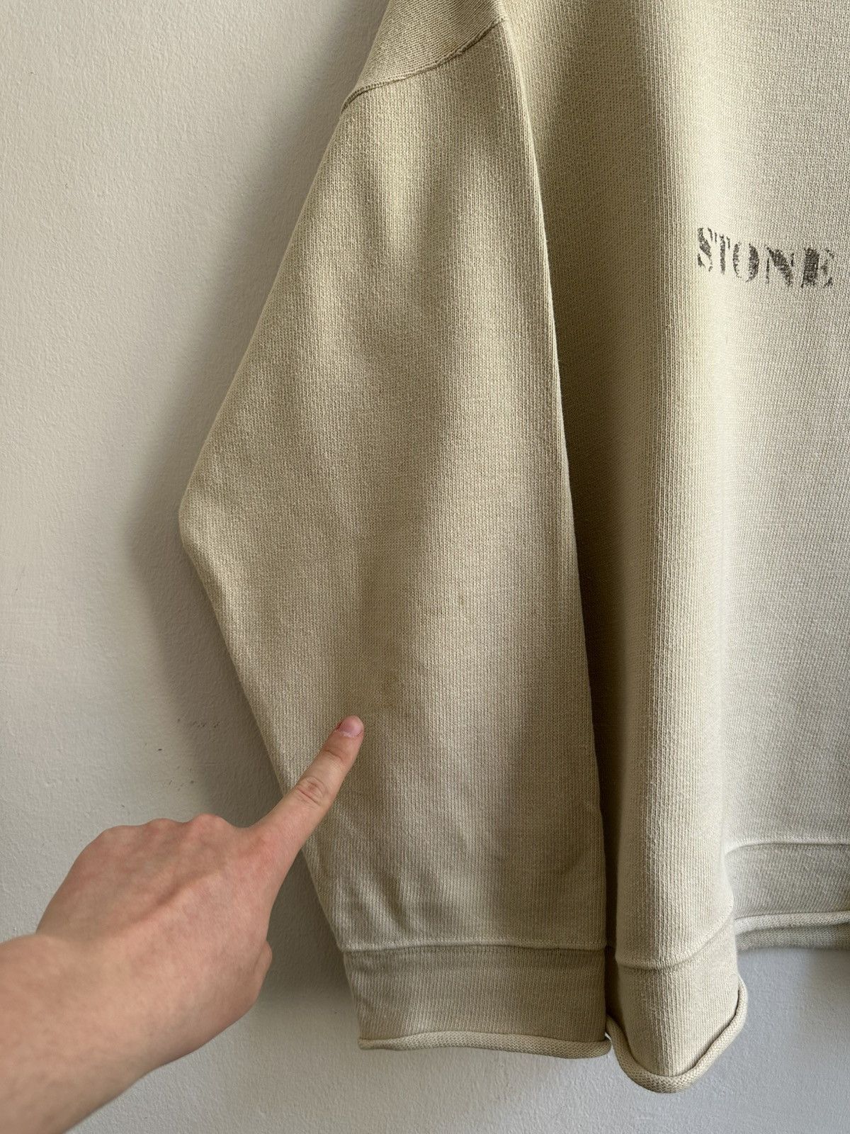 Stone Island Stone Island Vintage Center Logo Cropped Sailor Sweatshirt Size US M / EU 48-50 / 2 - 7 Thumbnail