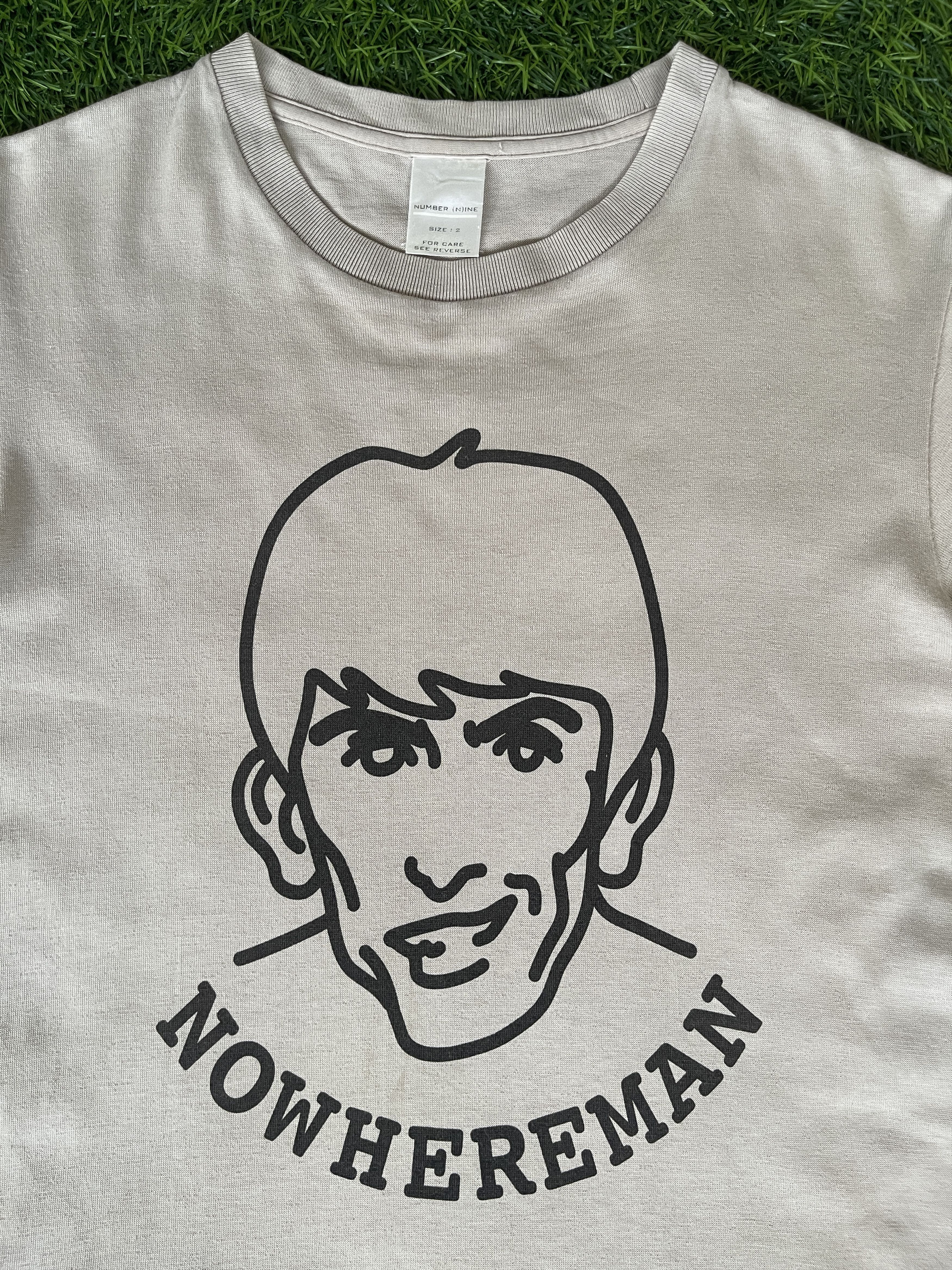 Number (N)ine AW02 Vintage y2k🔥Number(N)ine🔥Nowhere Man Big Face Tshirt Size US S / EU 44-46 / 1 - 15 Thumbnail