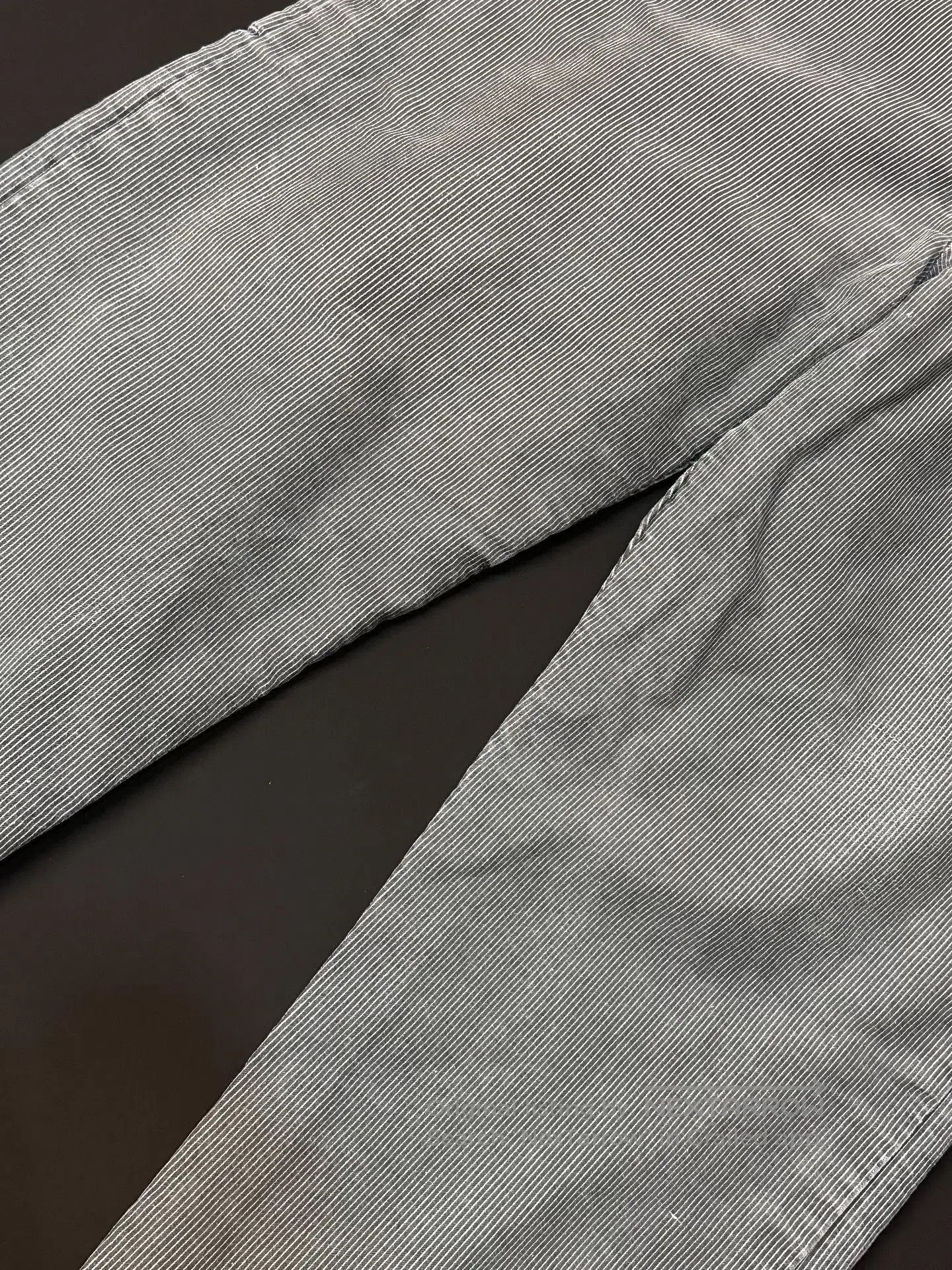 Vintage Vintage 60s Striped Moleskin French Work Pants. Size US 31 - 3 Thumbnail