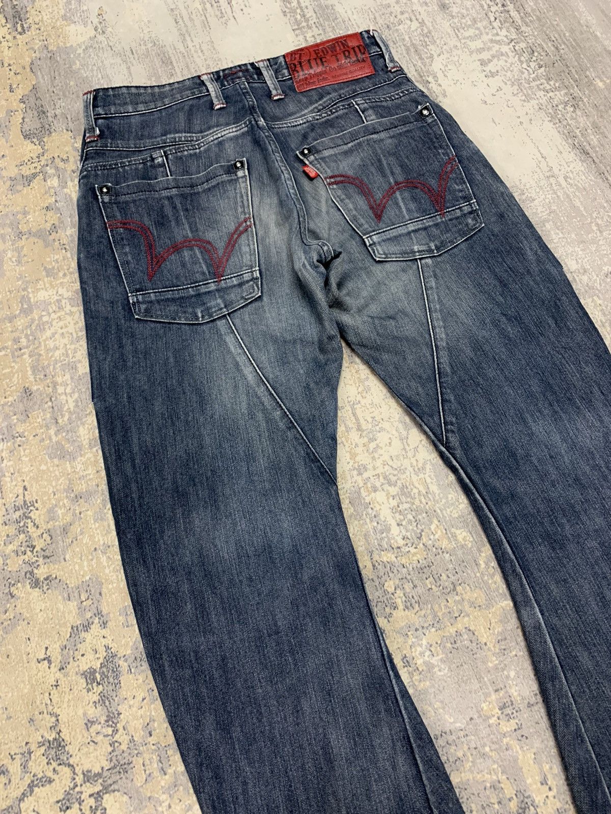 If Six Was Nine Edwin Blue Trip Multipocket Tactical Undercover Style Pants Size US 29 - 10 Thumbnail