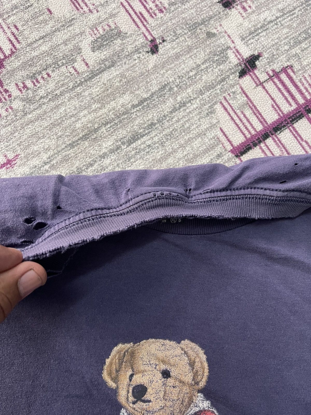 Polo Ralph Lauren VINTAGE DISTRESSED POLO BEAR RALPH LAUREN TEE VERY RARE Size US XL / EU 56 / 4 - 6 Thumbnail