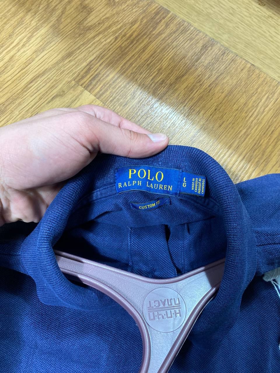 Polo Ralph Lauren × Ralph Lauren Vintage Y2K Chief Keef Ralph Lauren Navy New York Polo Size US L / EU 52-54 / 3 - 12 Thumbnail