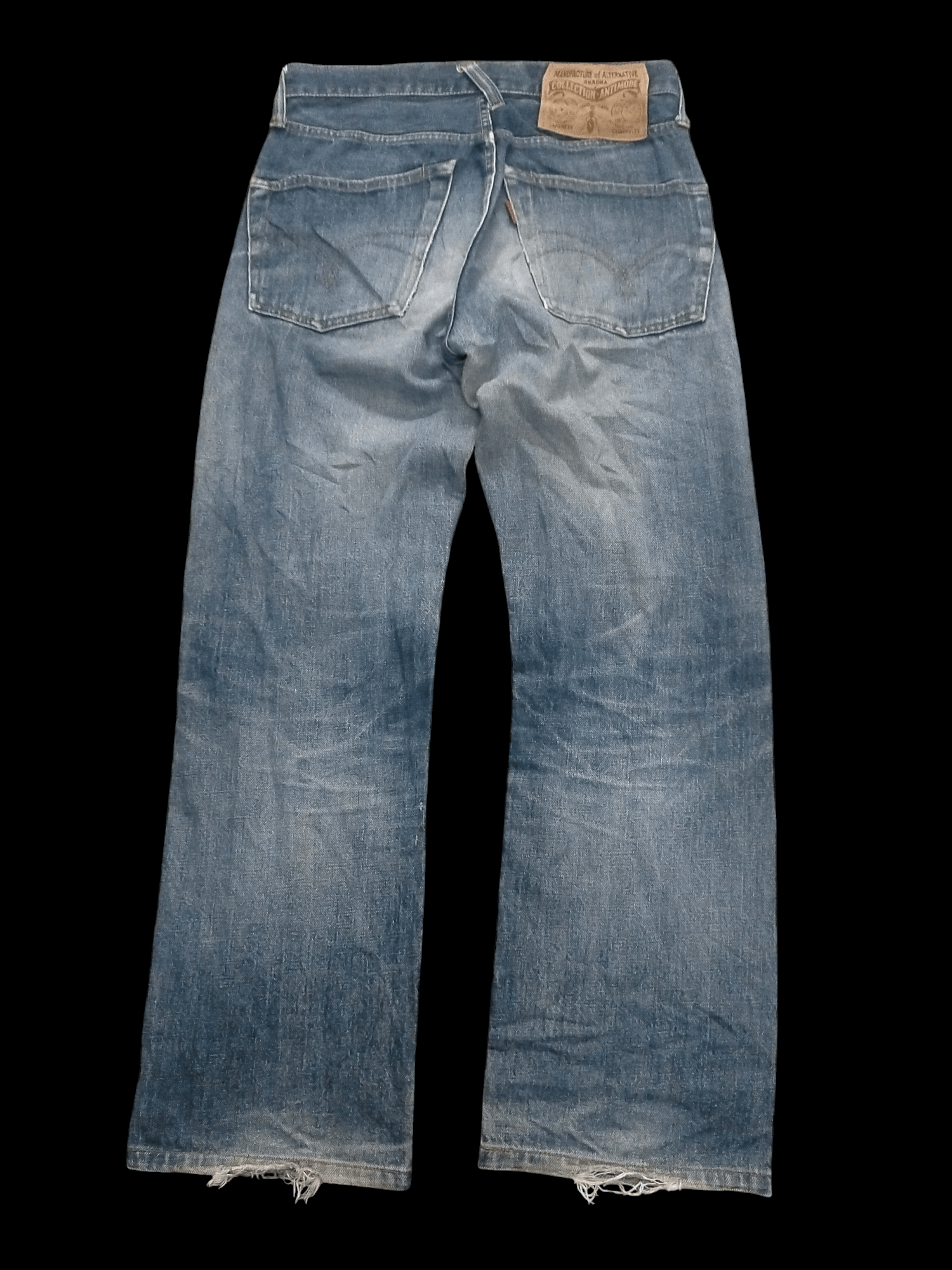 Japanese Brand × Vintage 🔥 Vintage 🔥 Rare RNA Inch Selvedge Samurai Style Jeans Size US 30 / EU 46 - 1 Thumbnail