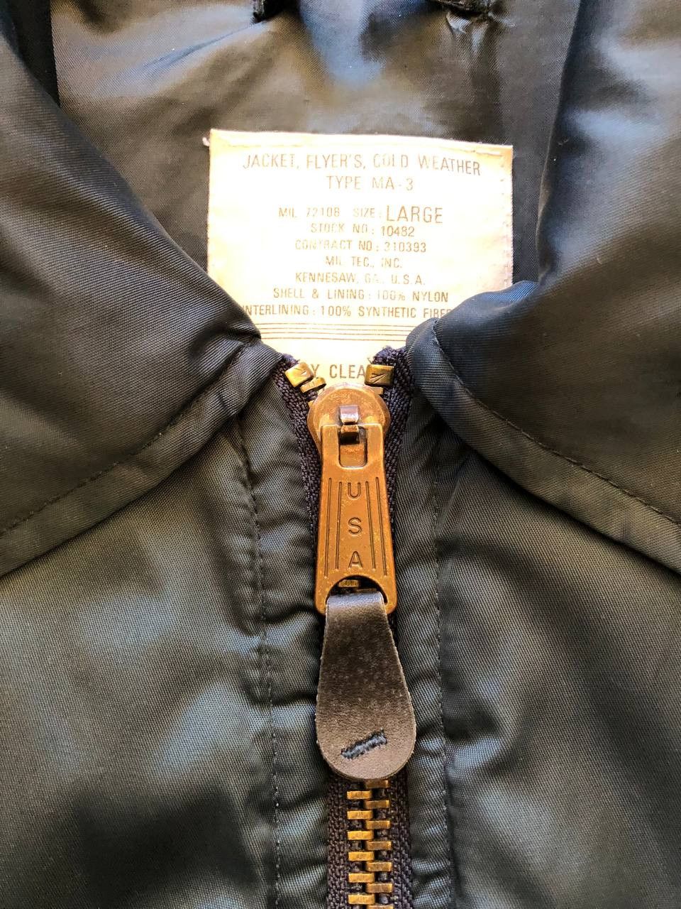 Other BOMBERS JACKET FLYER’S MA3 VINTAGE MADE IN USA Size US L / EU 52-54 / 3 - 6 Thumbnail