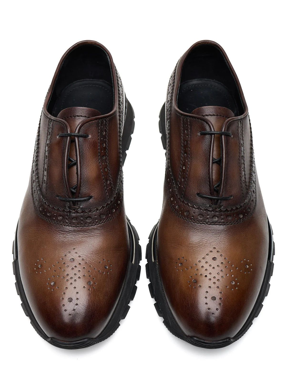 Berluti BERLUTI Oxford Brogues Cacao Venezia Leather Shoes Size US 7.5 / EU 40-41 - 2 Thumbnail