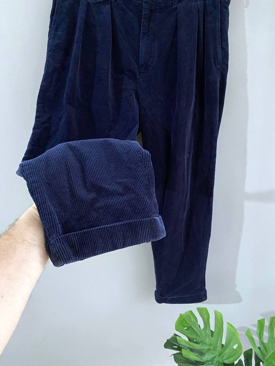 Polo Ralph Lauren Polo Ralph Lauren Men's Pleated Baggy Corduroy Pants W35/L27 Size US 35 - 7 Thumbnail