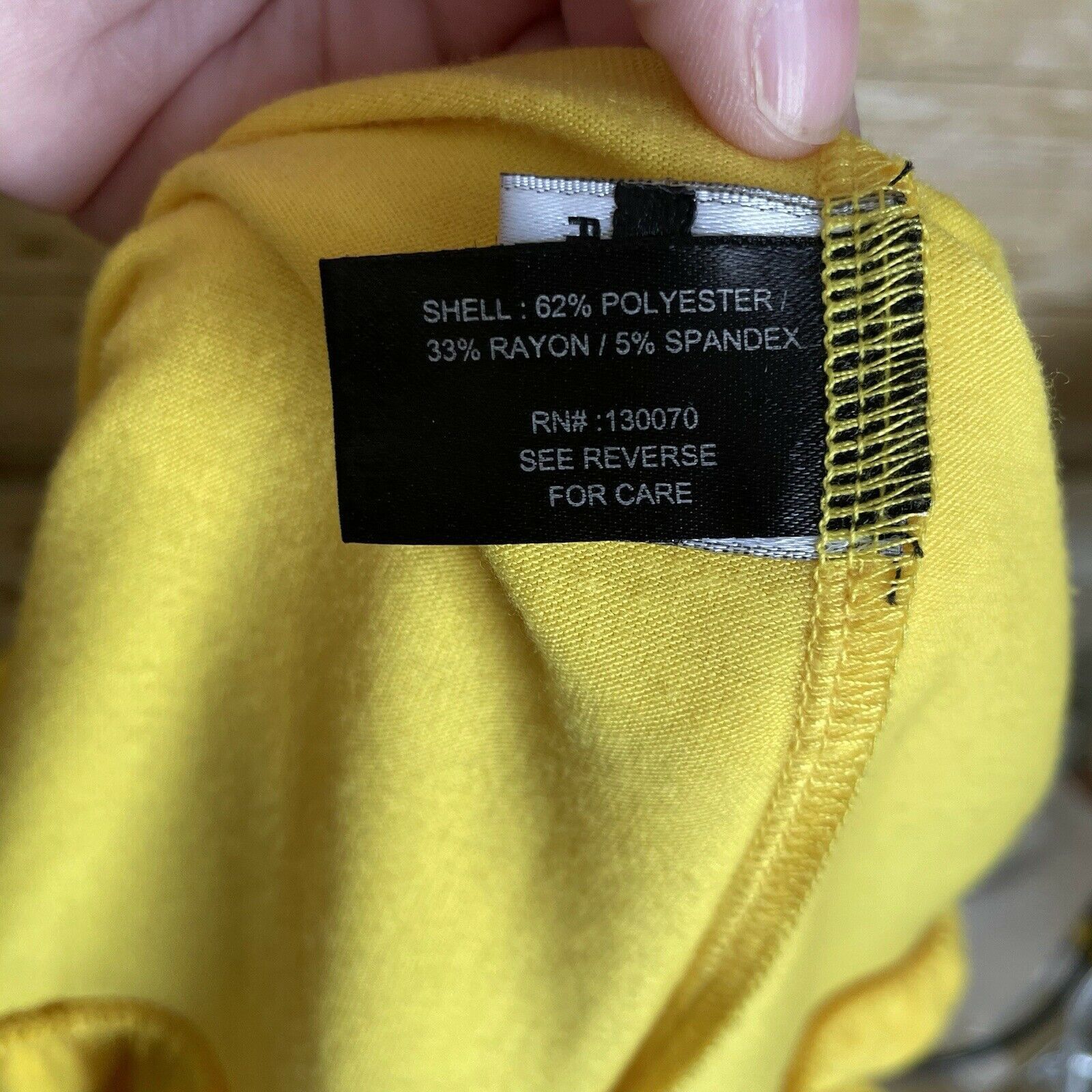 Coogi Coogi Bright Yellow Sundress Ruffle & Chain Accent - Size 1X Size XL / US 12-14 / IT 48-50 - 6 Thumbnail