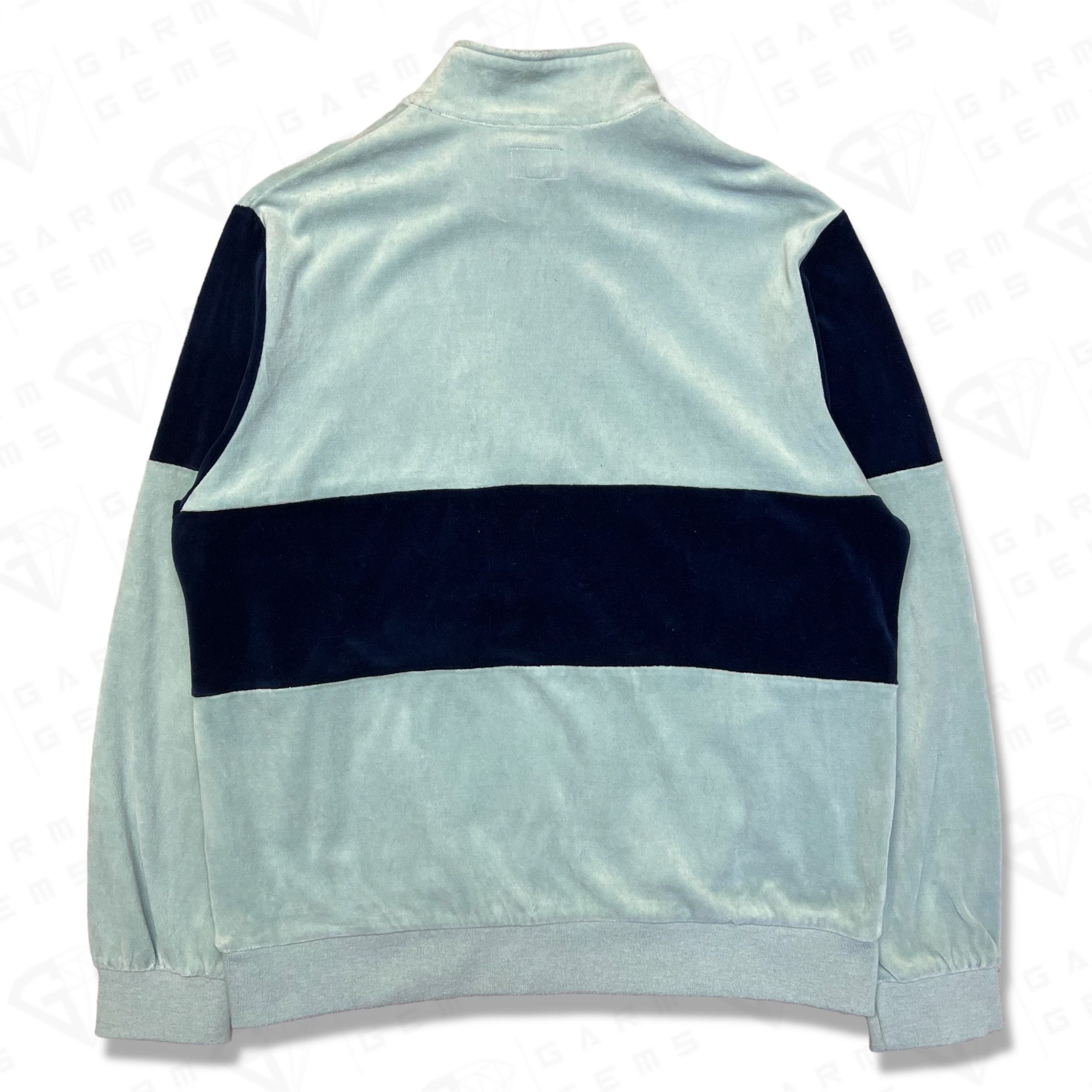 Supreme Supreme Embroidered Velour Quarter Zip Sweatshirt Size US L / EU 52-54 / 3 - 2 Thumbnail