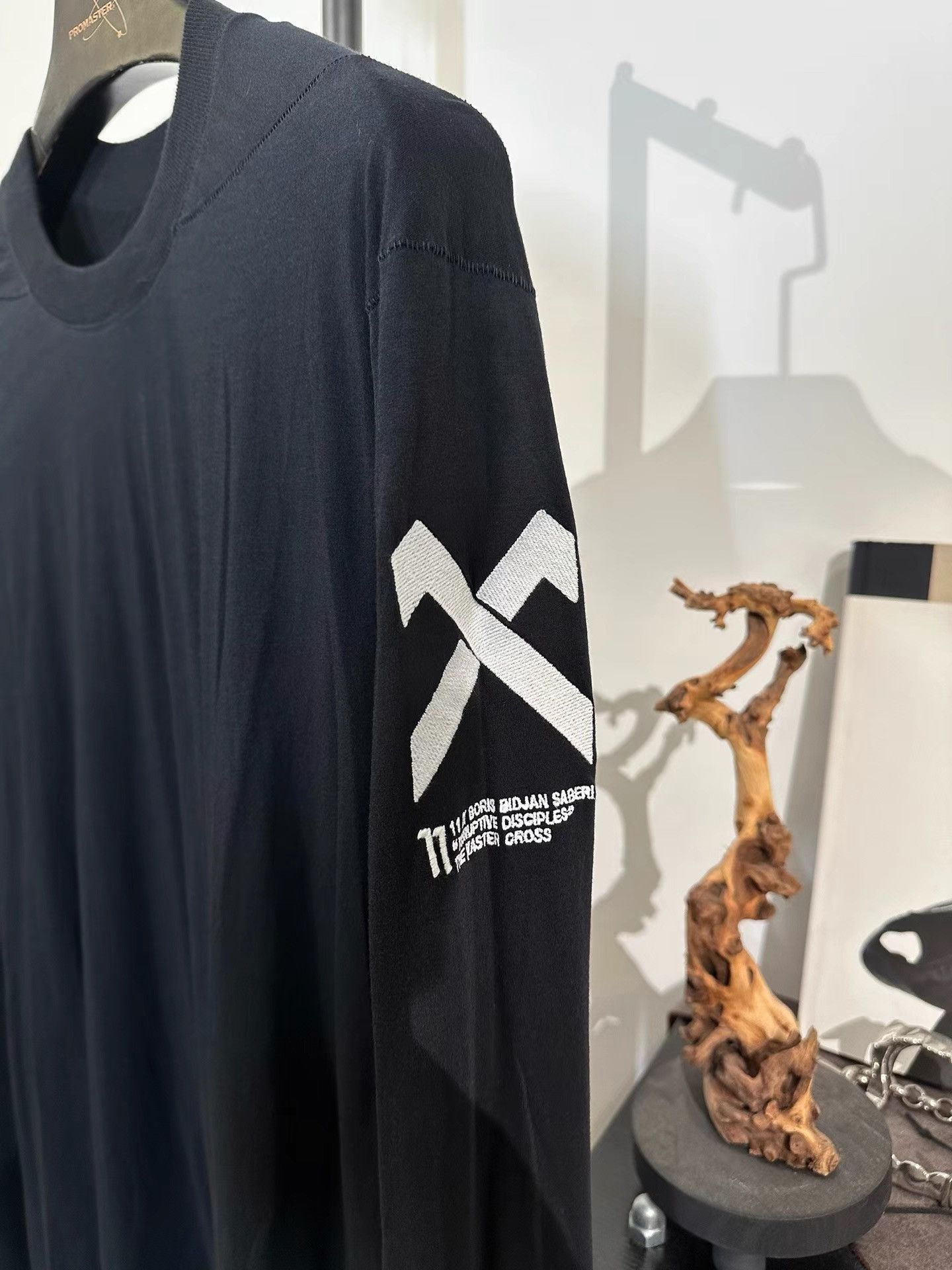 Boris Bidjan Saberi BBS Two-Way Mesh Print Long Sleeve K35 Size US XS / EU 42 / 0 - 6 Thumbnail