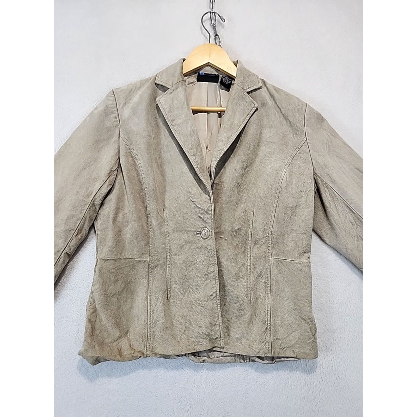 Vintage VINTAGE Relativity Women's Blazer? (Note: Cannot determine vintage from provided data; original indicates Non-Vintage) Size L / US 10 / IT 46 - 2 Thumbnail