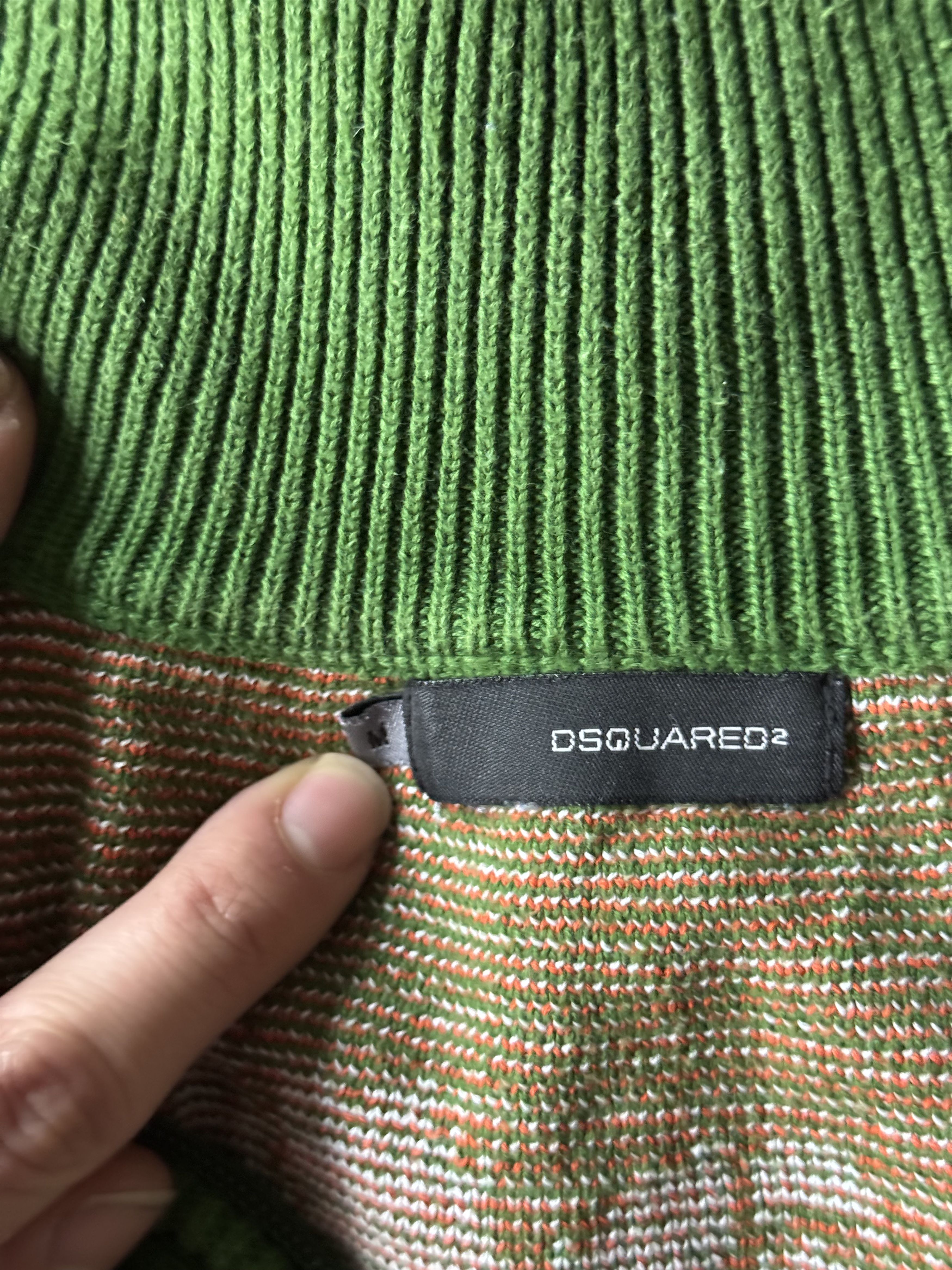 Dsquared2 Brotherhood Graphic Zip Knit Vest Size US M / EU 48-50 / 2 - 11 Thumbnail