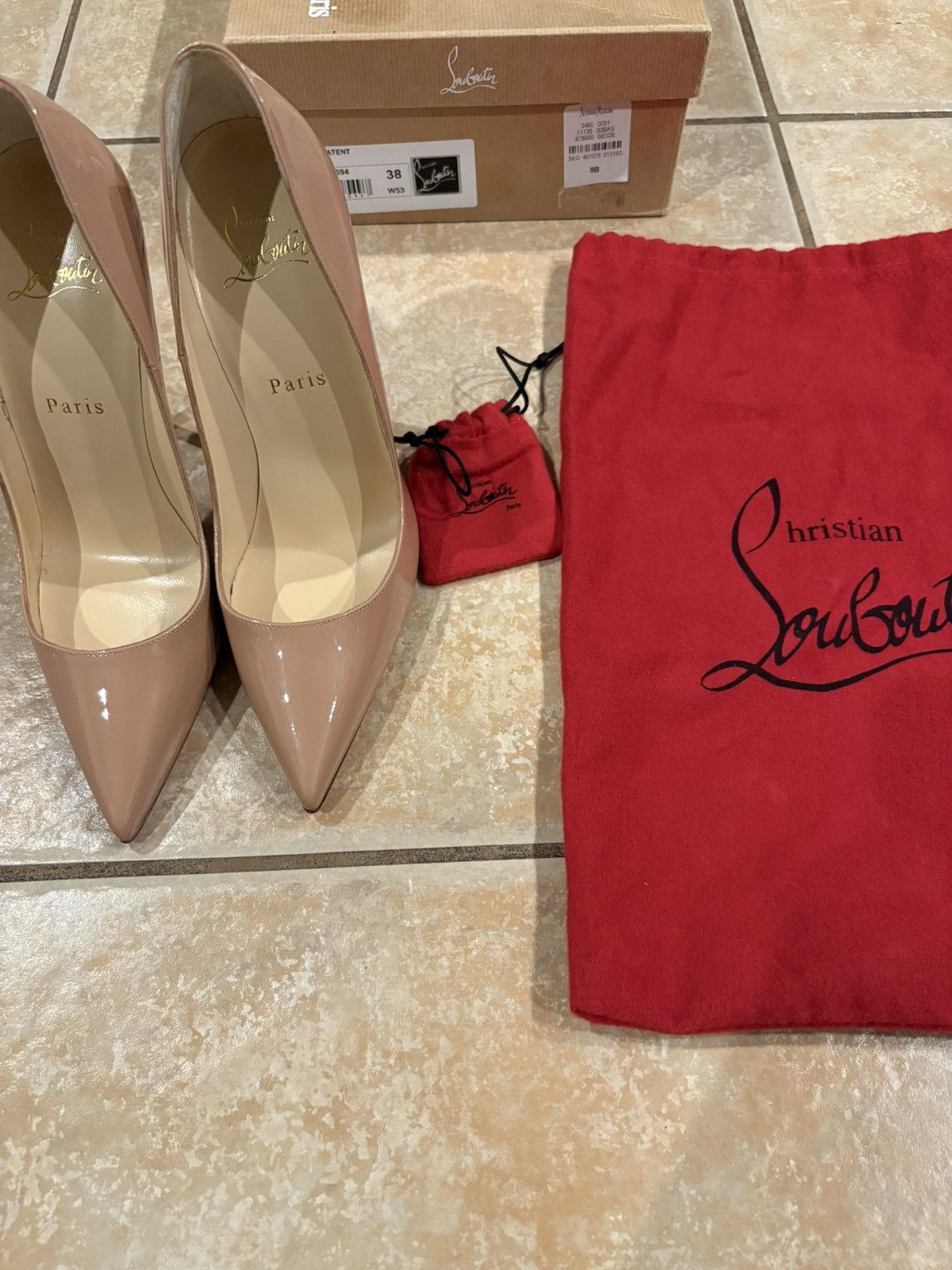 Christian Louboutin Christian Louboutin heels Size US 7.5 / IT 37.5 - 3 Thumbnail
