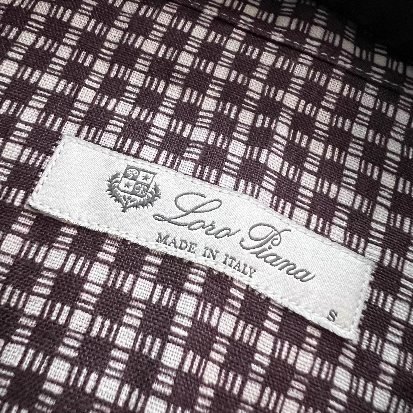 Loro Piana Loro Piana 25SS Check Patch Pocket Short Sleeve Shirt S Size US S / EU 44-46 / 1 - 2 Thumbnail