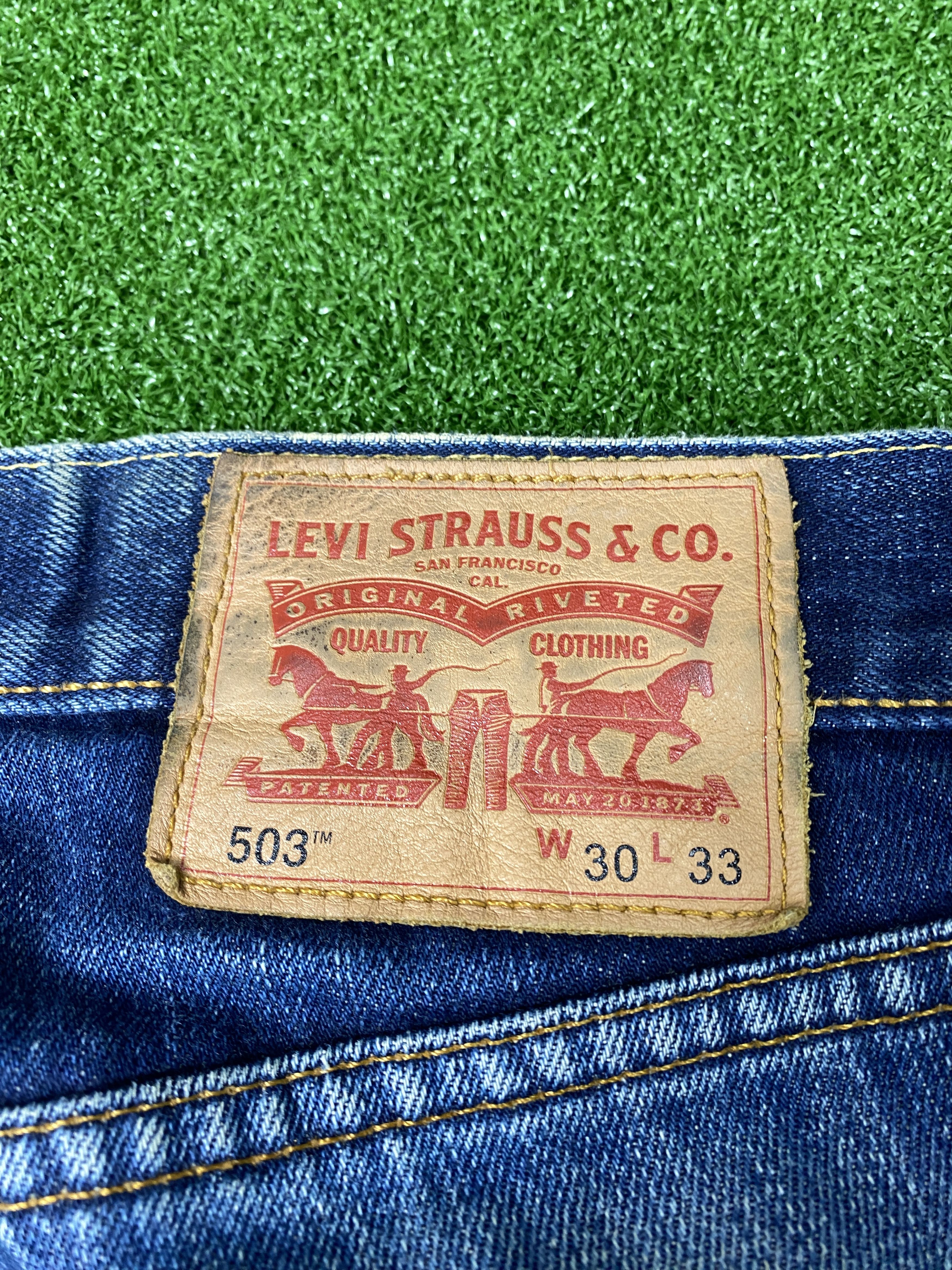 Levi's Vintage Levi's 503 Distressed Faded Blue Jeans CP0033 Size US 32 / EU 48 - 11 Thumbnail