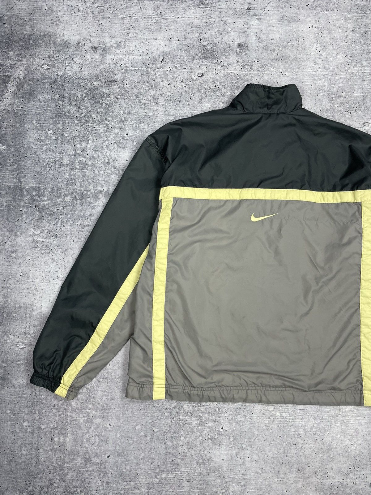 Nike × Vintage Vintage Nike 90’s Y2K Style Drill Nylon Big Back Logo Bomber Size US S / EU 44-46 / 1 - 15 Thumbnail