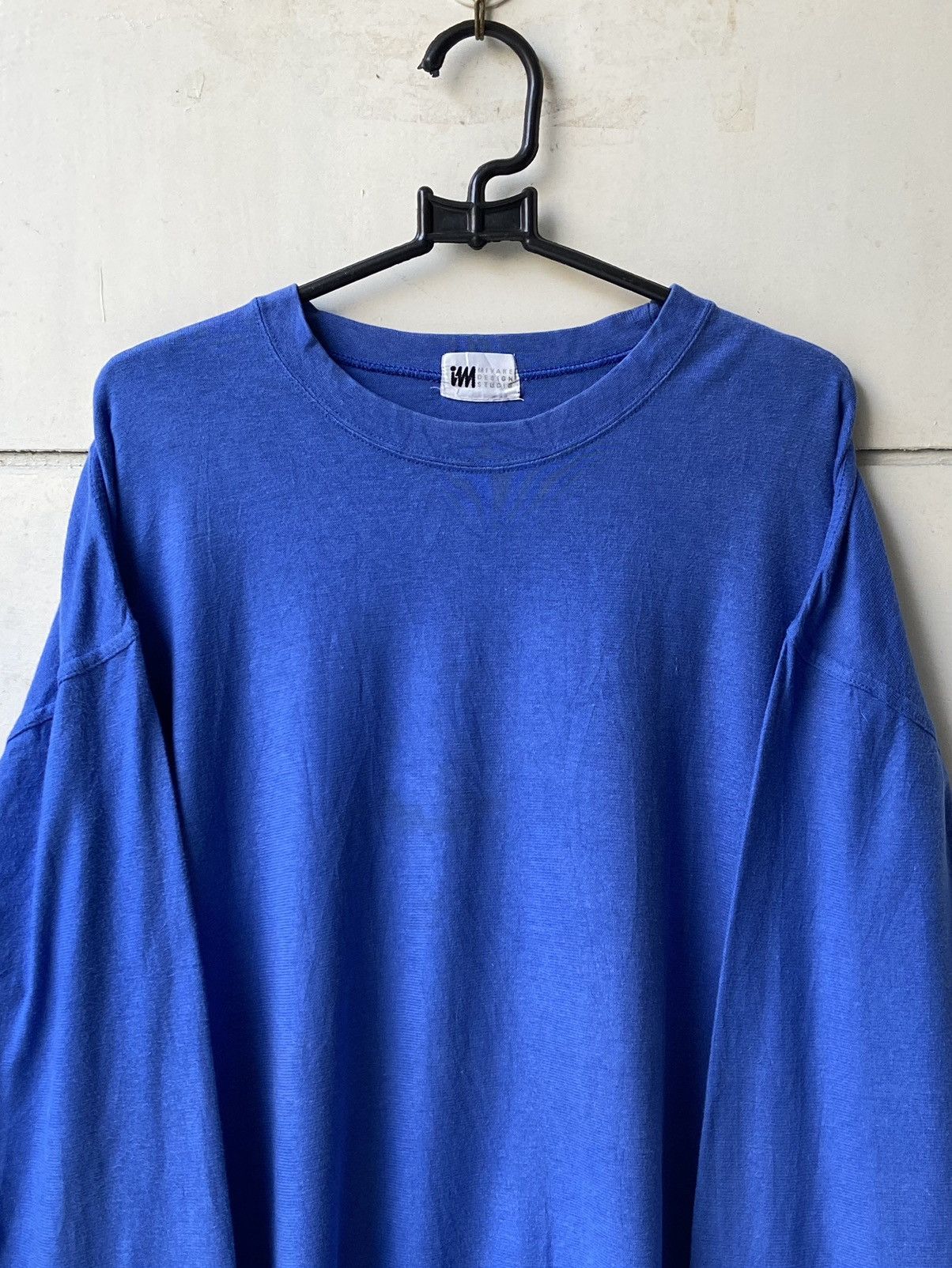 Issey Miyake IM MIYAKE DESIGN STUDIO Blue Long Sleeve T-shirt Size US L / EU 52-54 / 3 - 3 Thumbnail