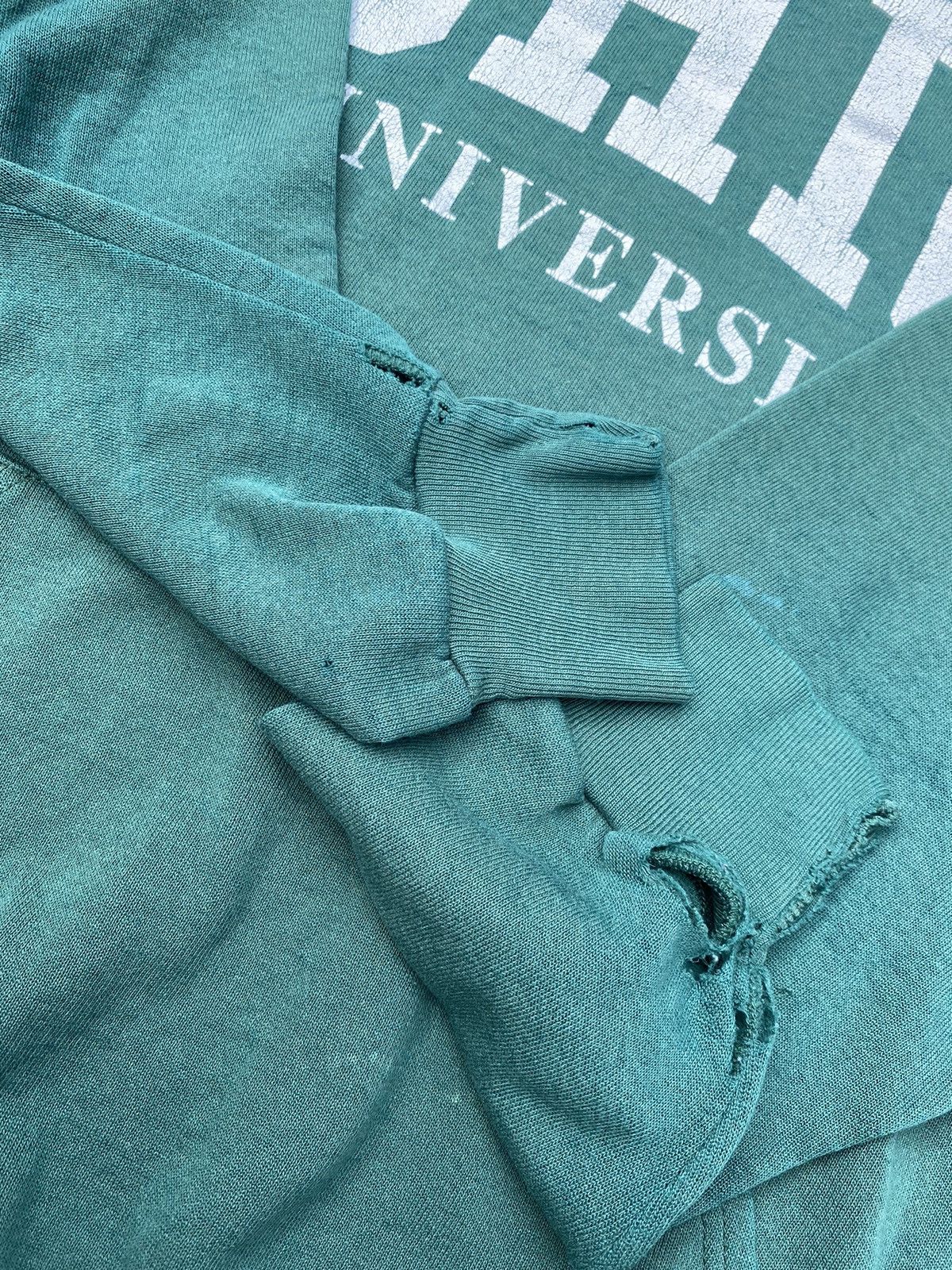 Vintage VINTAGE Ohio University Distressed Hoodie Size US M / EU 48-50 / 2 - 4 Thumbnail