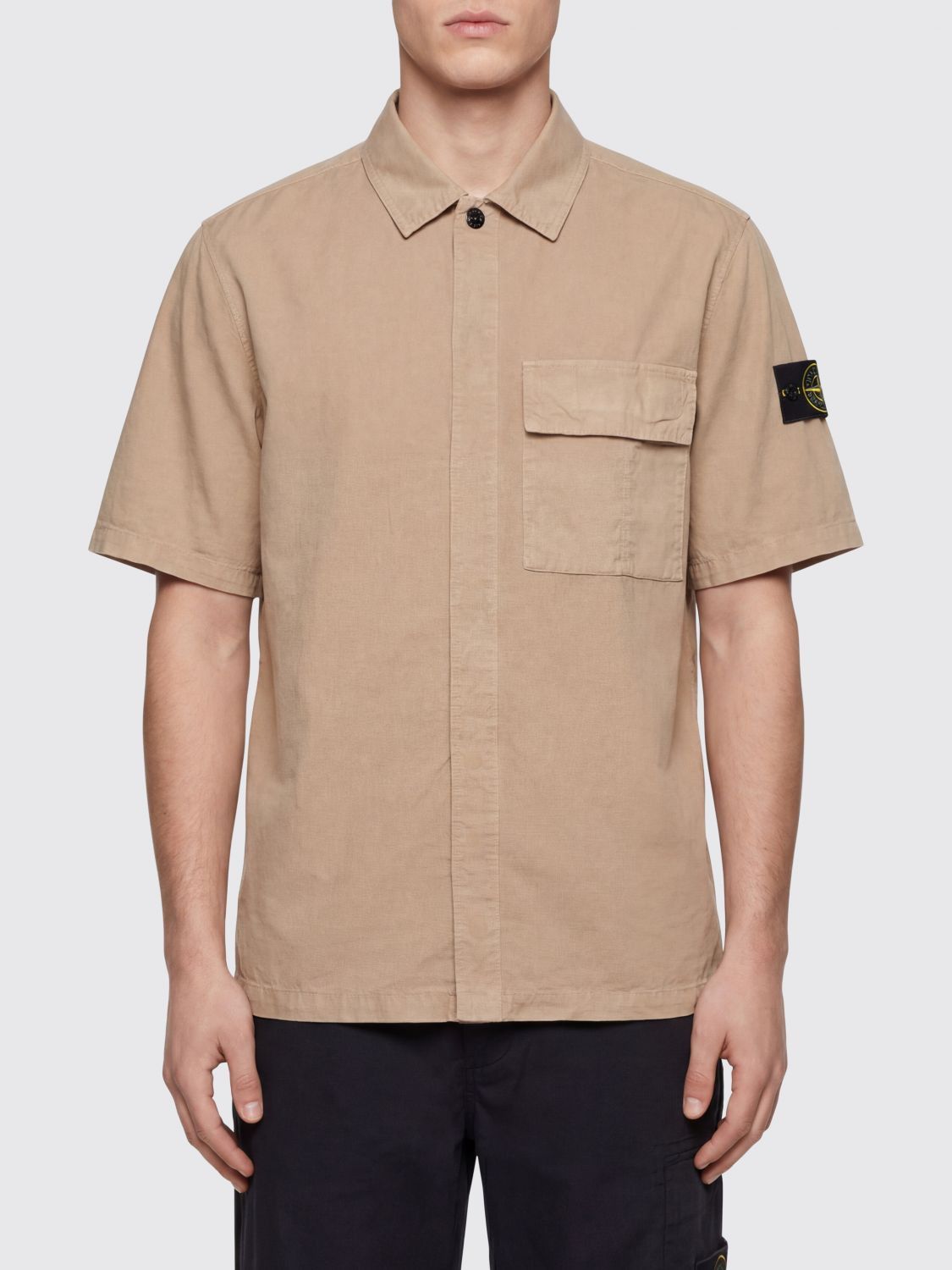Stone Island Stone Island Shirt Men Beige Size US M / EU 48-50 / 2 - 1 Thumbnail