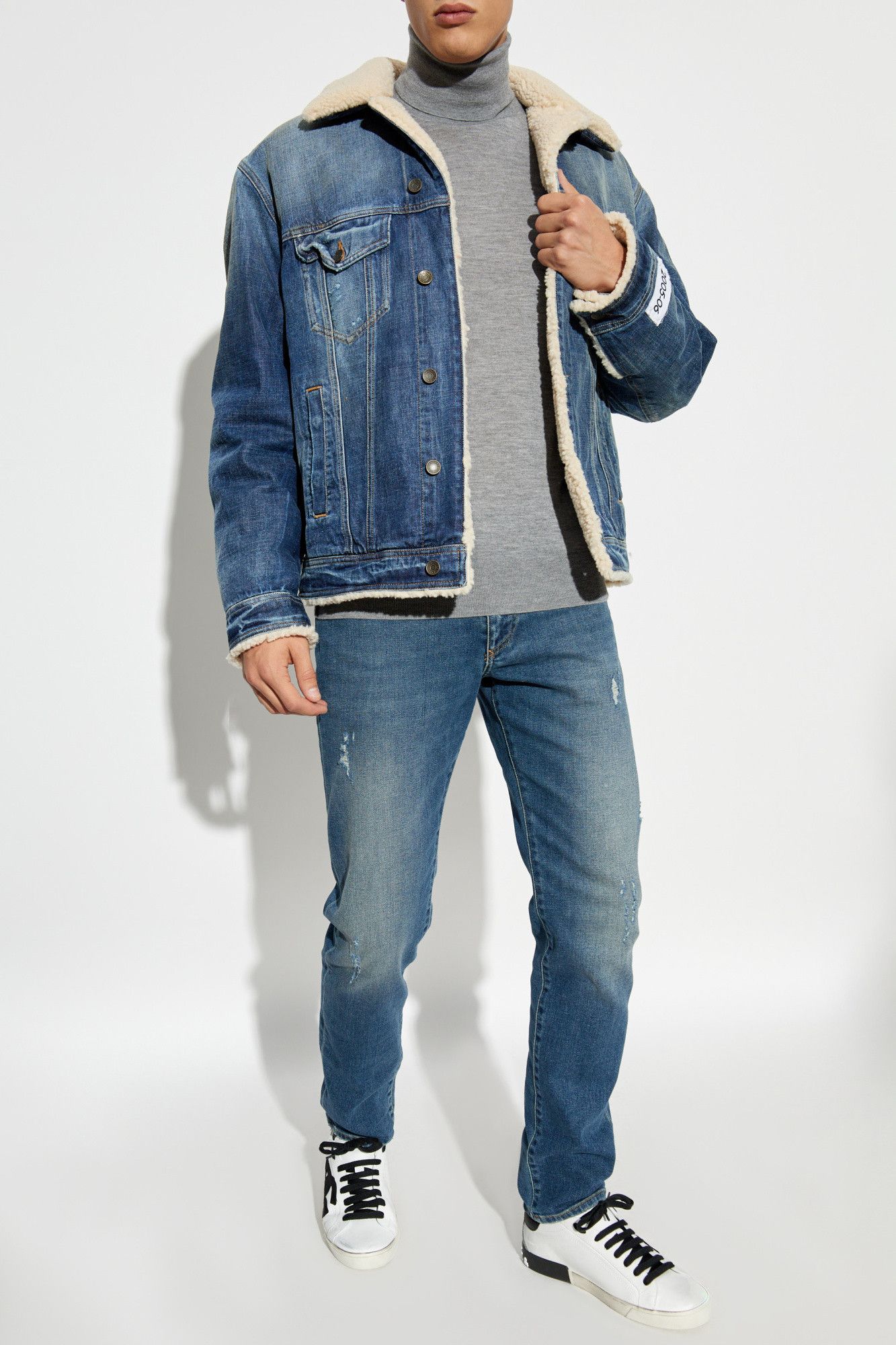 Dolce & Gabbana o1s22i1n0225 Denim Jacket in Blue Size US M / EU 48-50 / 2 - 2 Thumbnail