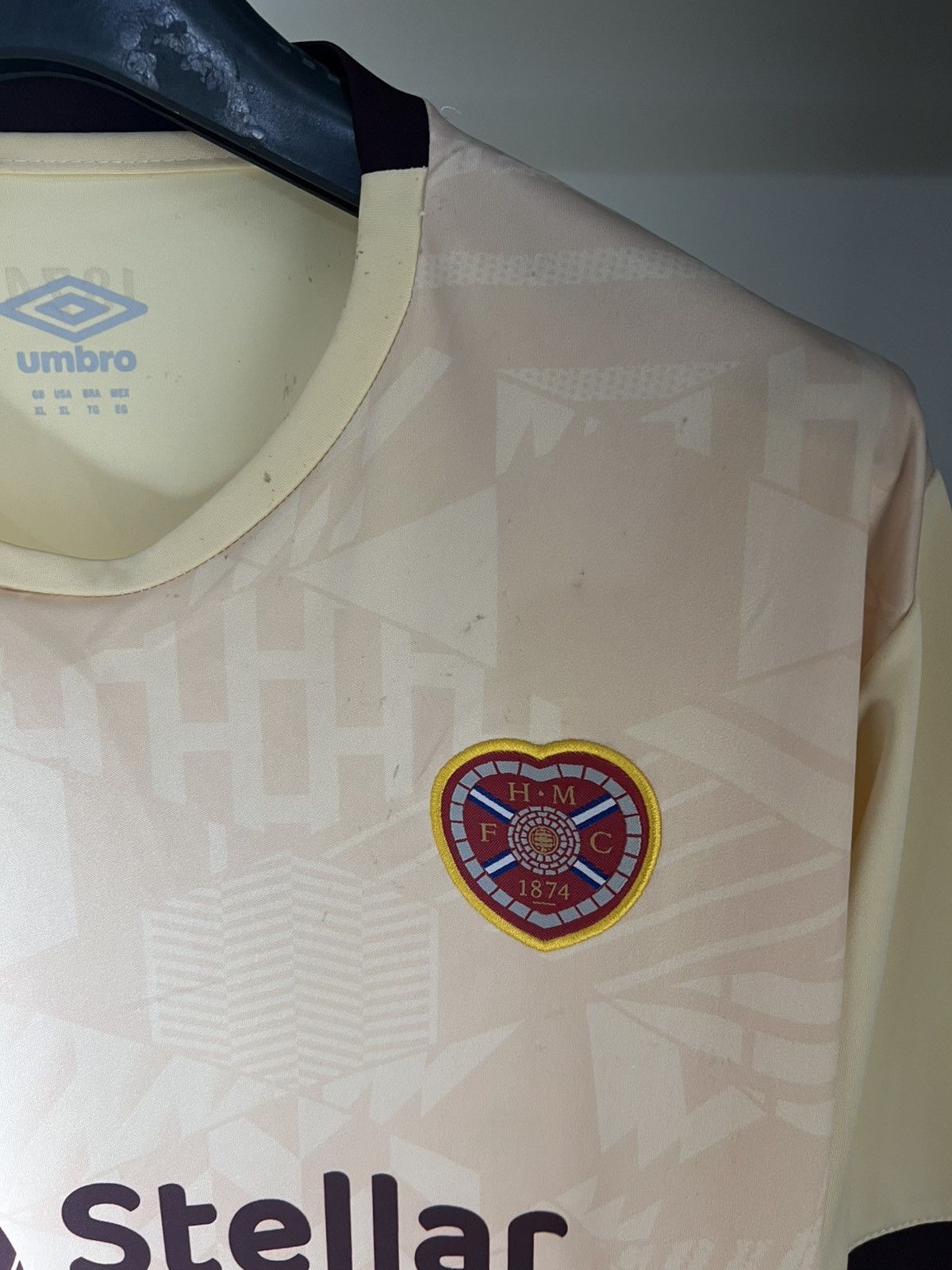 Adidas × Vintage VERY RARE FC HEART OF MIDLOTHIAN ENGLAND SOCCER JERSEY RETRO Size US XL / EU 56 / 4 - 6 Thumbnail