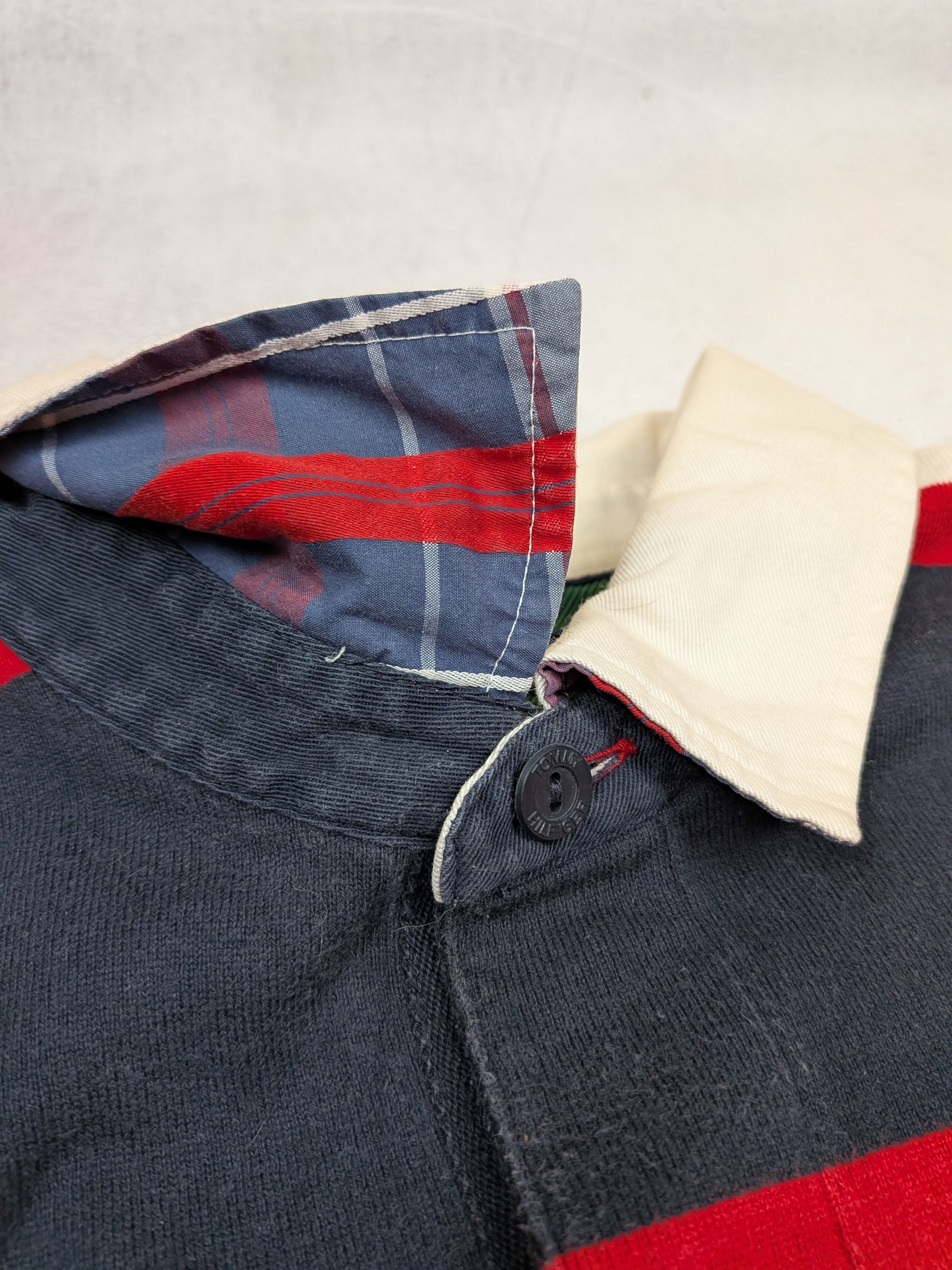 Tommy Hilfiger Tommy Hilfiger Vintage 2007 Rugby Shirt Striped Size L/XL Size US L / EU 52-54 / 3 - 8 Thumbnail
