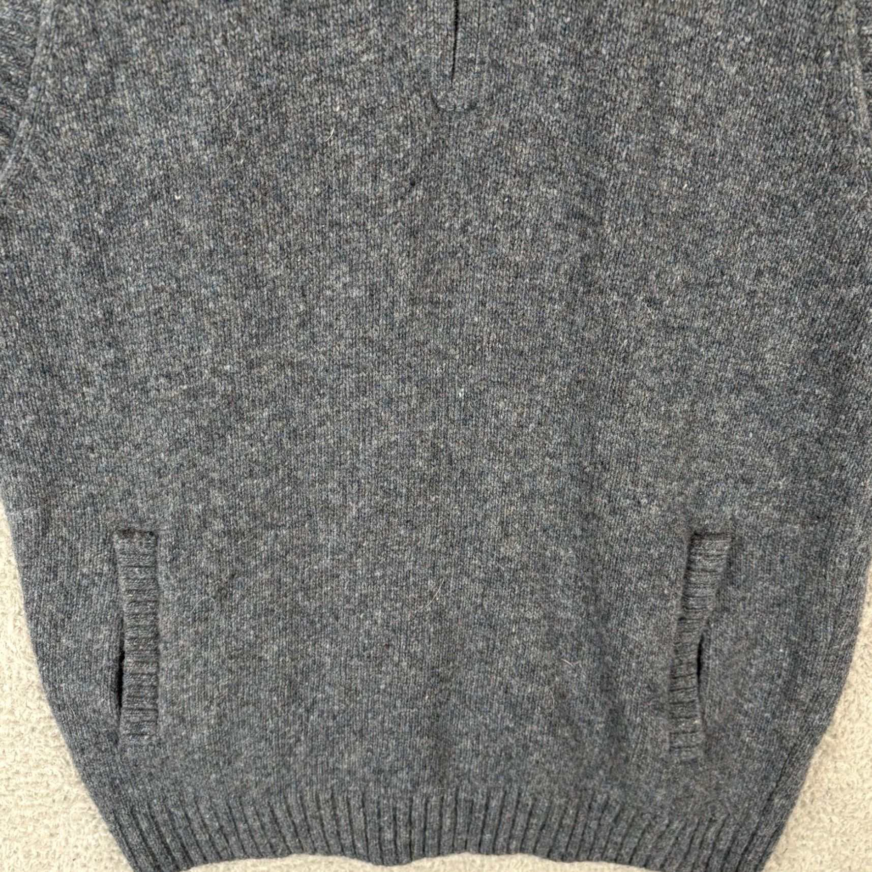 Vintage Fairway & Greene Vest Mens L Gray 1/4 Zip Merino Wool Pockets Golf Baruffa Size US L / EU 52-54 / 3 - 3 Thumbnail