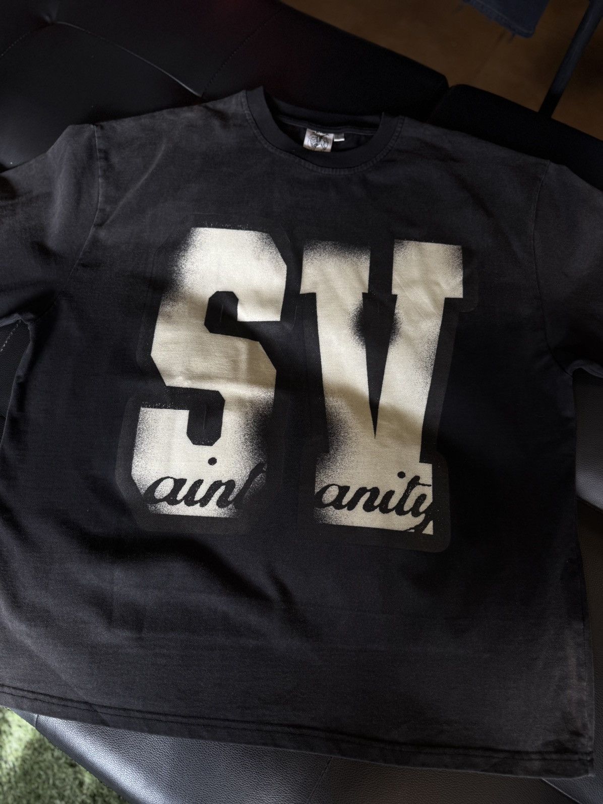 Saint Vanity Saint Vanity UNRELEASED Tee Shirt Logo Black Size L (NEW) Size US L / EU 52-54 / 3 - 5 Thumbnail