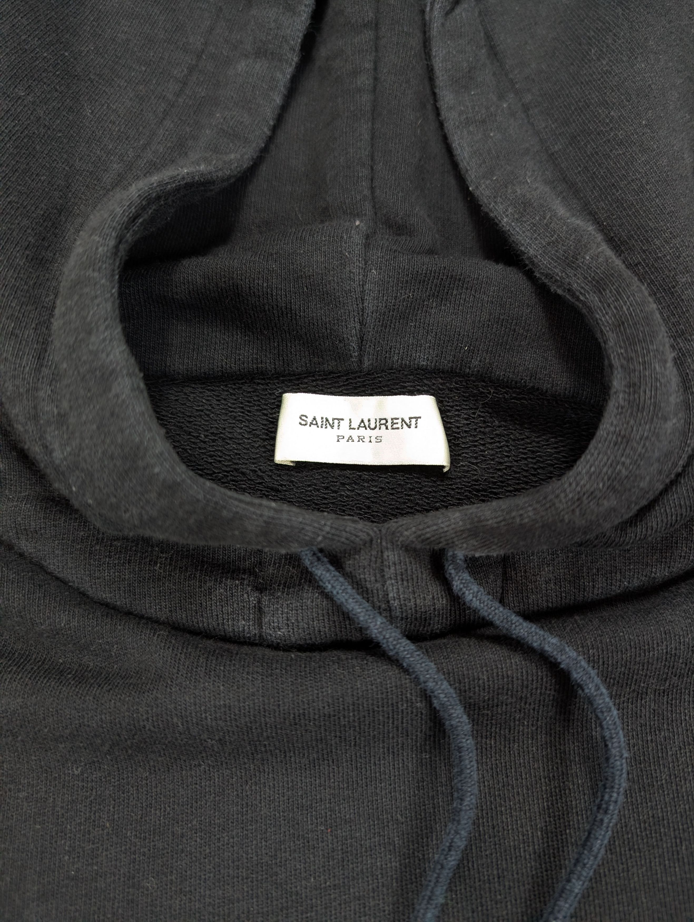 Saint Laurent Paris Saint Laurent 2018 Hedi Slimane Logo Print Hoodie Size US M / EU 48-50 / 2 - 3 Thumbnail