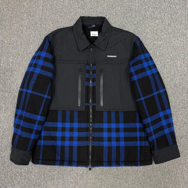 Burberry Burberry Black Cotton Men's Outerwear Jacket Size US M / EU 48-50 / 2 - 1 Thumbnail