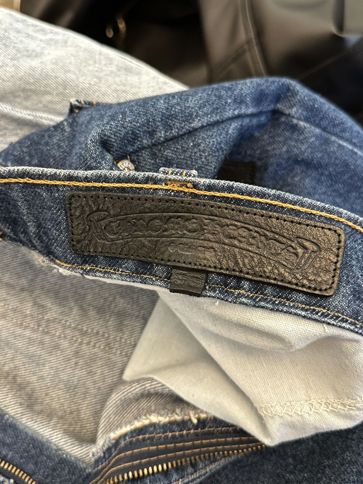 Chrome Hearts × Gallery Dept. × Levi's CHROME HEARTS FLARED GALLERY PATCH DENIM Size US 33 - 7 Thumbnail