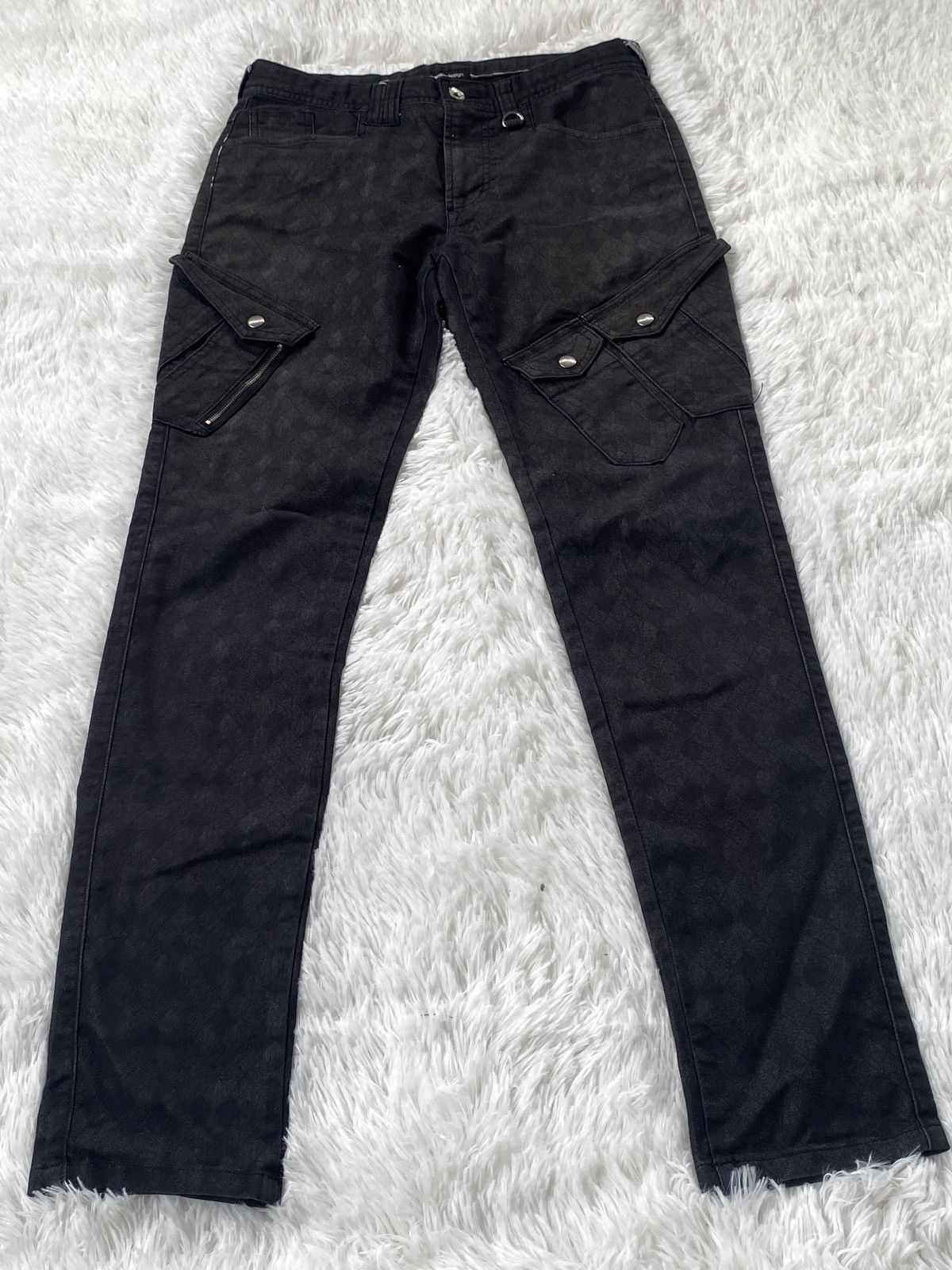 Japanese Brand 🔥SALE🔥Japanese Semantic Design Checks Multipocket Cargo pant Size US 30 / EU 46 - 3 Thumbnail