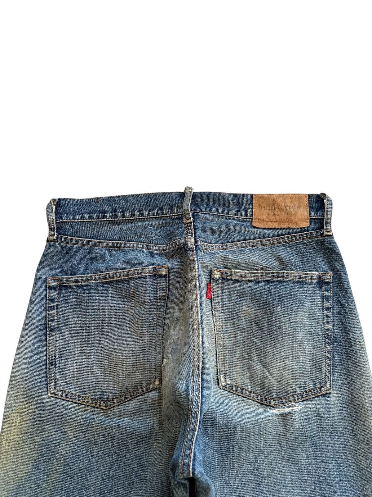 Levi's × Levi's Vintage Clothing Vintage Japanese Brand Mud Wash Distress Rip Baggy Jean Size US 34 / EU 50 - 8 Thumbnail