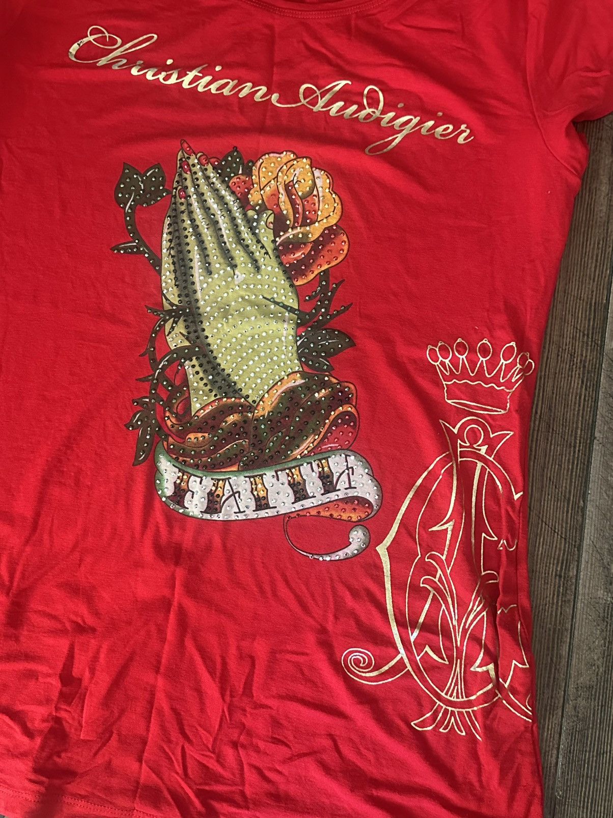Christian Audigier Christian Audigier Tshirt Size US XL / EU 56 / 4 - 2 Thumbnail