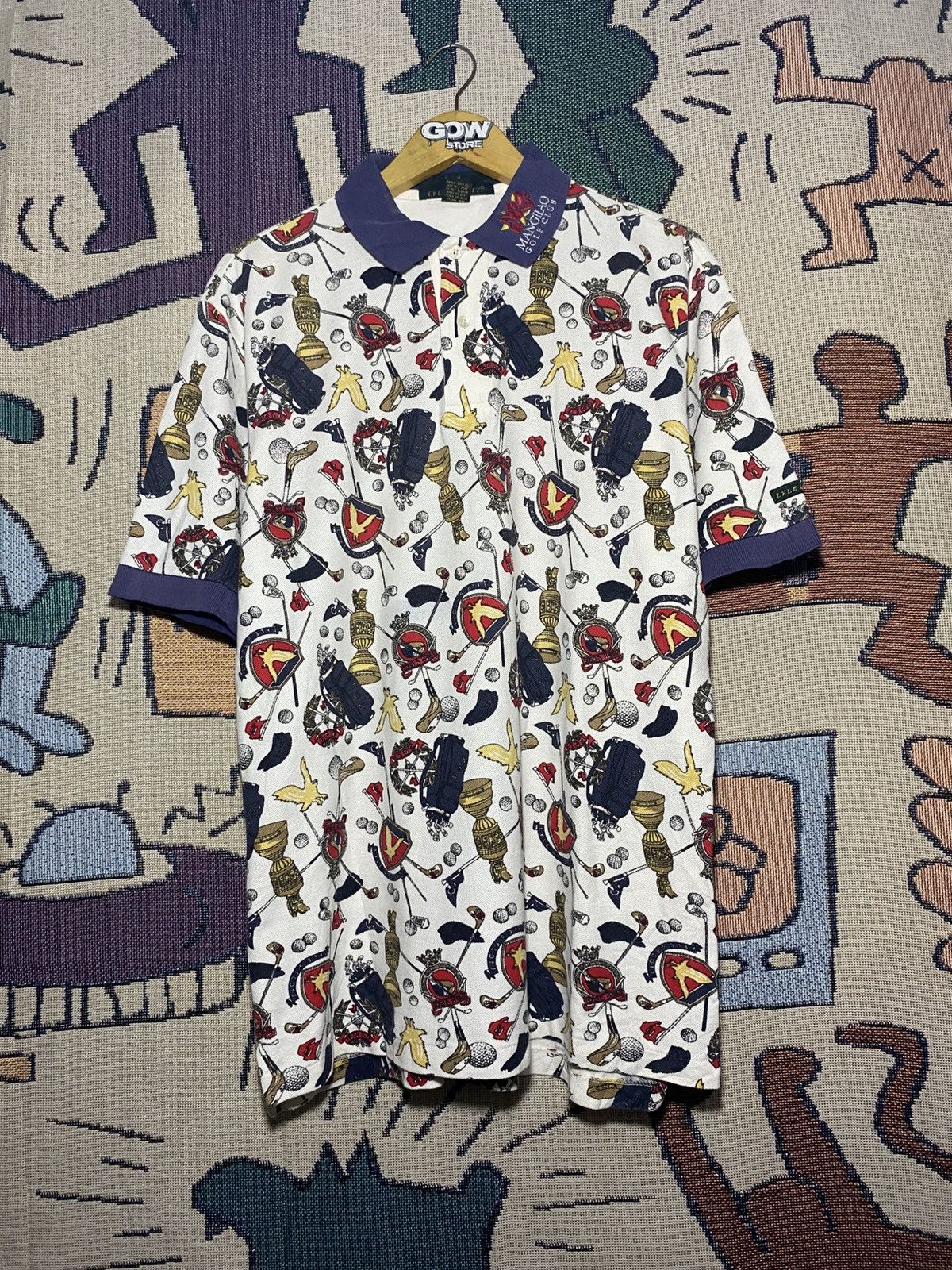 Vintage Vintage Lyle & Scott Rare y2k 2000's golf club Size US L / EU 52-54 / 3 - 1 Thumbnail