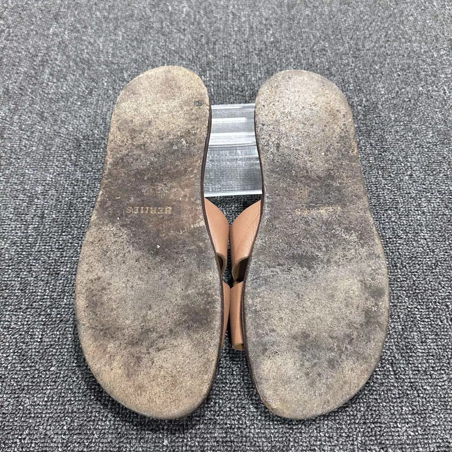 Hermes HERMES Brown 95 New Slippers 38.5 Size US 8 / IT 38 - 6 Thumbnail