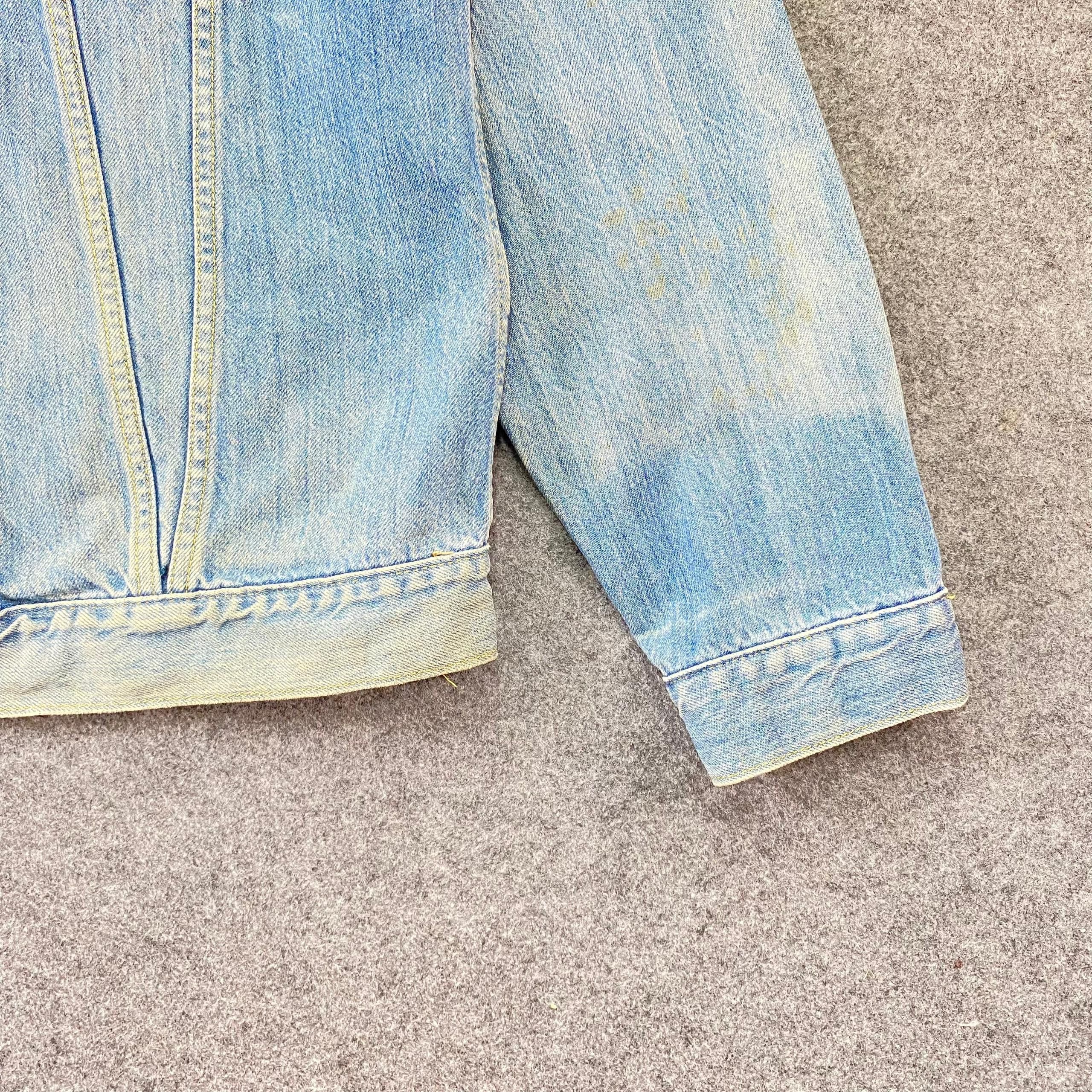 Edwin Vintage Edwin Trucker Denim Jacket Size US L / EU 52-54 / 3 - 4 Thumbnail