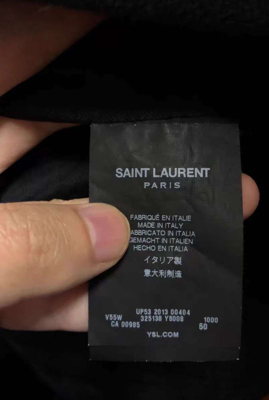 Saint Laurent Paris Saint Laurent SLP SS15 Classic Black & White Varsity Jacket Size US M / EU 48-50 / 2 - 9 Thumbnail