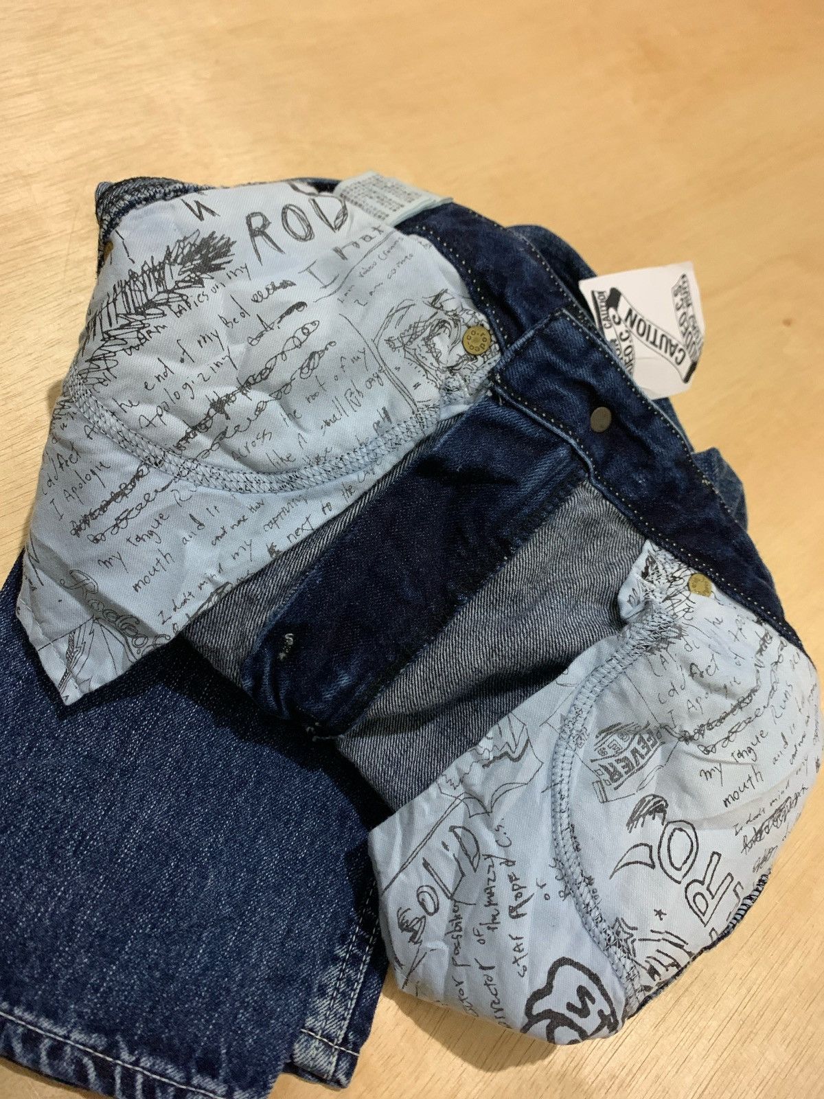 Hysteric Glamour × Japanese Brand The Rodeo Crowns Denim Jeans Size 30" / US 8 / IT 44 - 11 Thumbnail