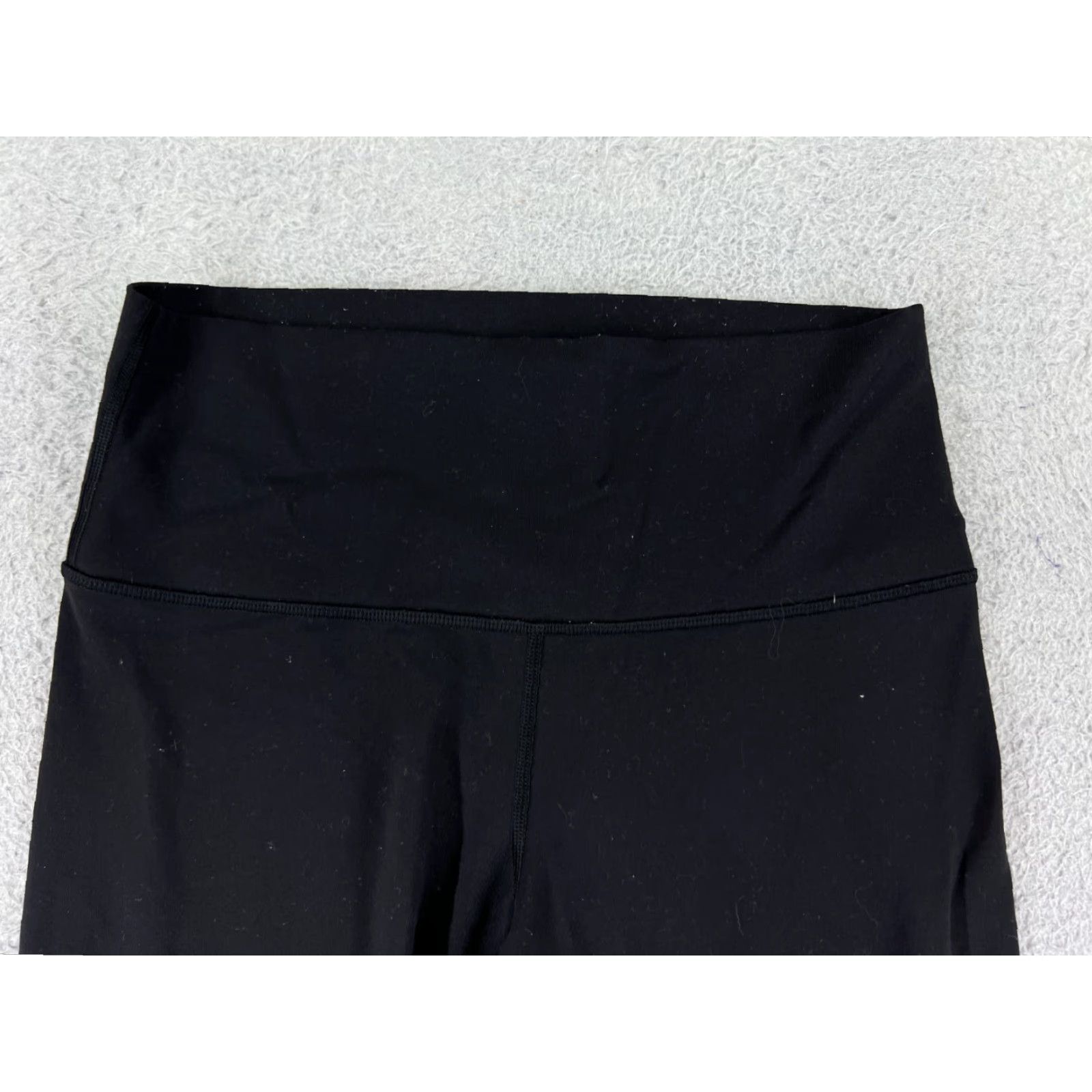 Lululemon Lululemon Womens 8 Black Wunder Under Crop Yoga High Rise LW6AG0S Leggings Cropped Pockets Inseam 21 in Regular Type: Leggings Size 30" / US 8 / IT 44 - 6 Thumbnail