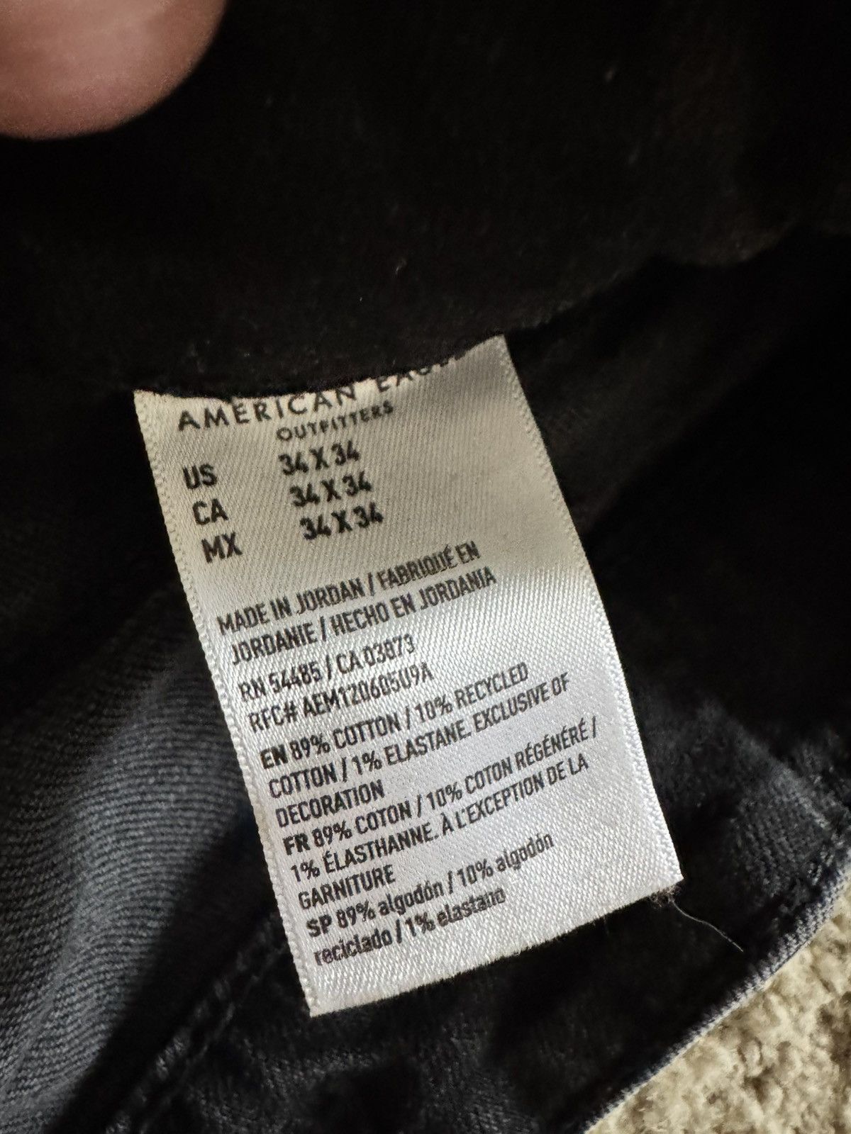 American Eagle Outfitters American Eagle Athletic Straight 34x34 Size US 34 / EU 50 - 2 Thumbnail