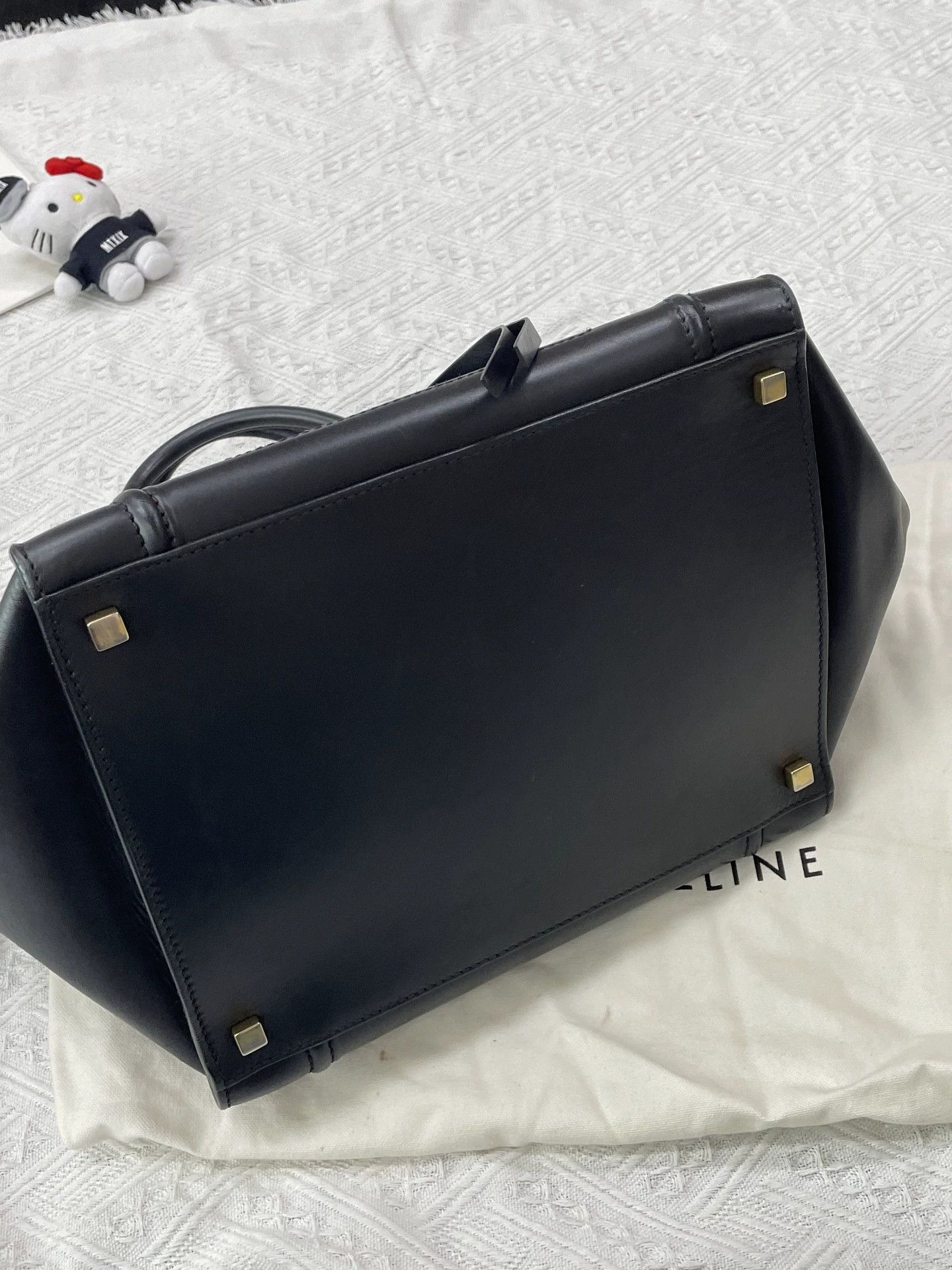 Celine Celine Black Smile Handbag with Dust Bag Size ONE SIZE - 4 Thumbnail