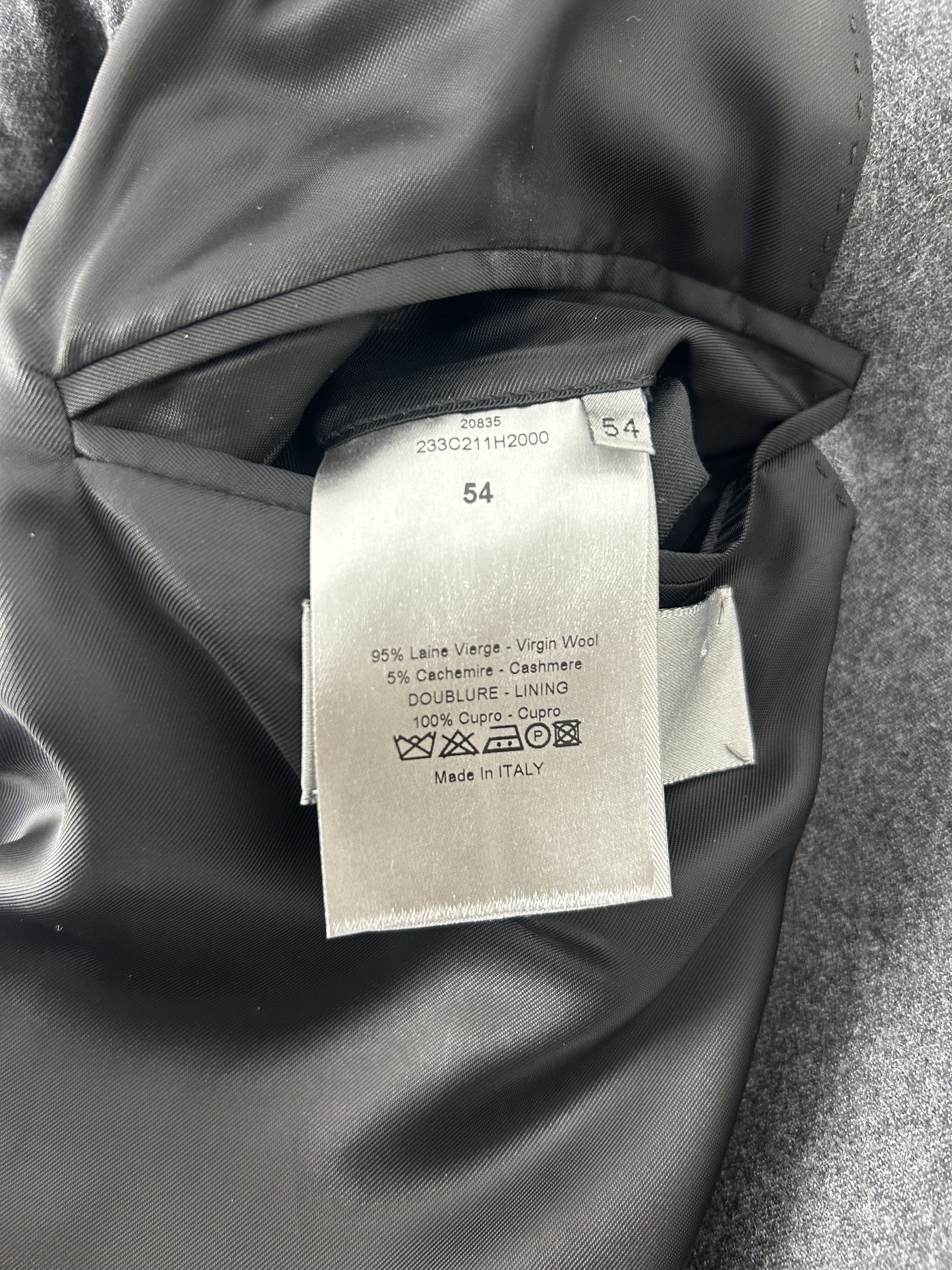 Dior Dior Homme Wool / Cashmere Deconstructed SB Blazer Size 54R - 7 Thumbnail