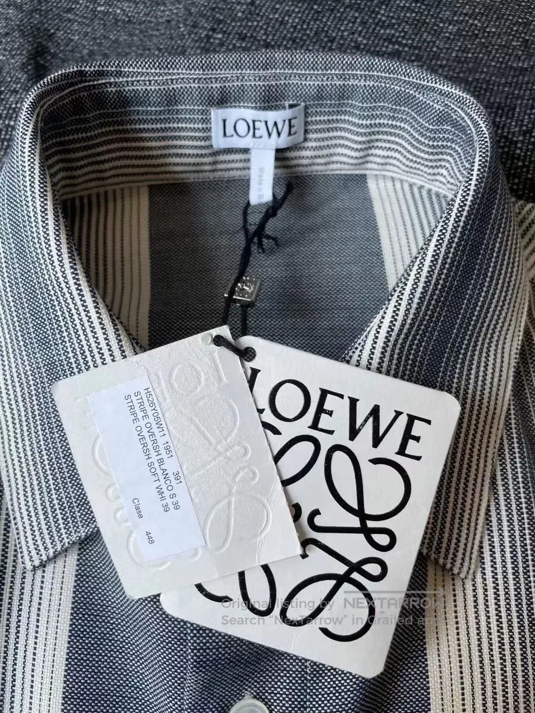 Loewe loewe striped leather tag shirt. Size US L / EU 52-54 / 3 - 3 Thumbnail