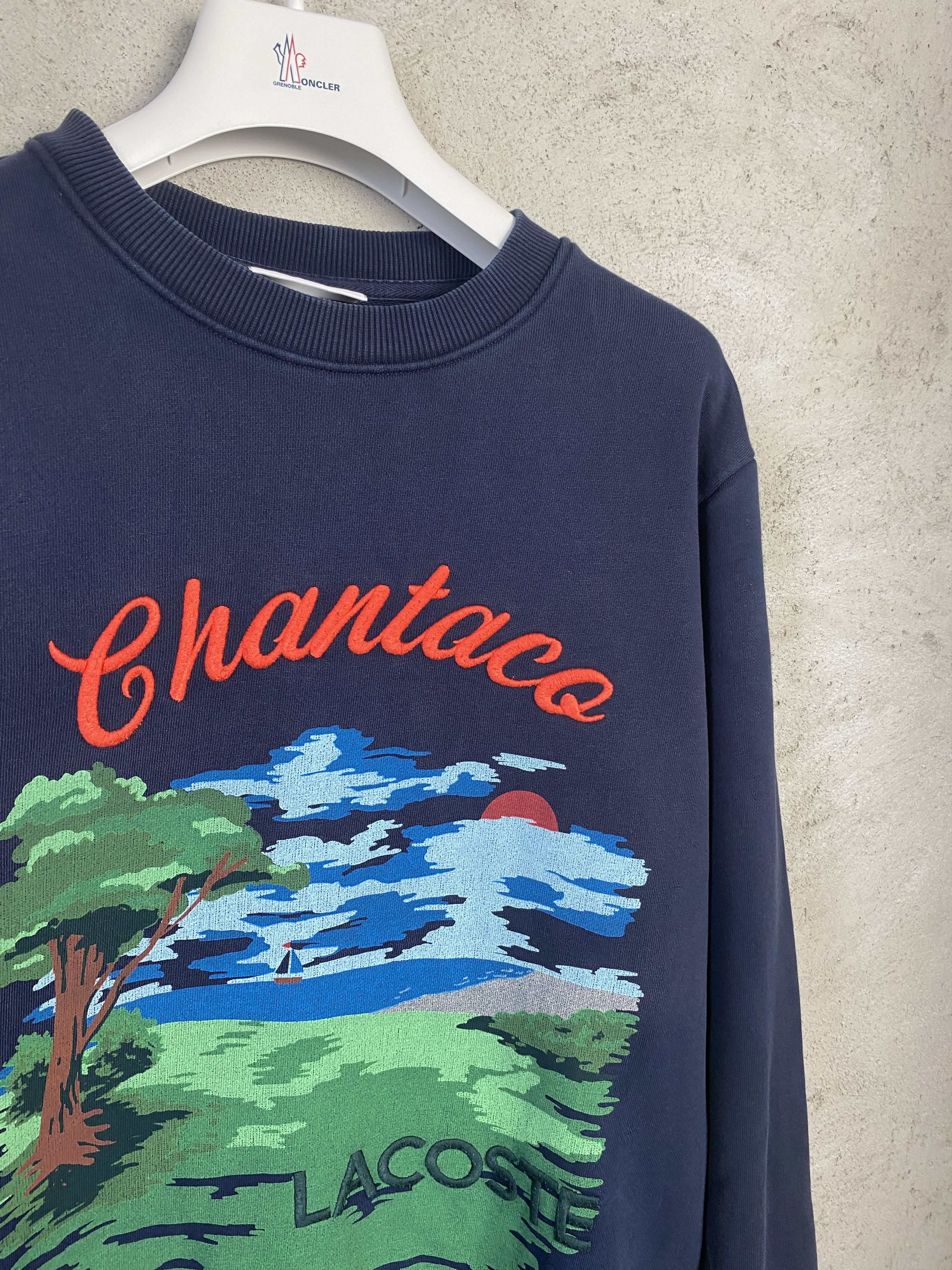 Lacoste Lacoste Chantaco embroidered lanscape sweatshirt crewneck Size US L / EU 52-54 / 3 - 3 Thumbnail