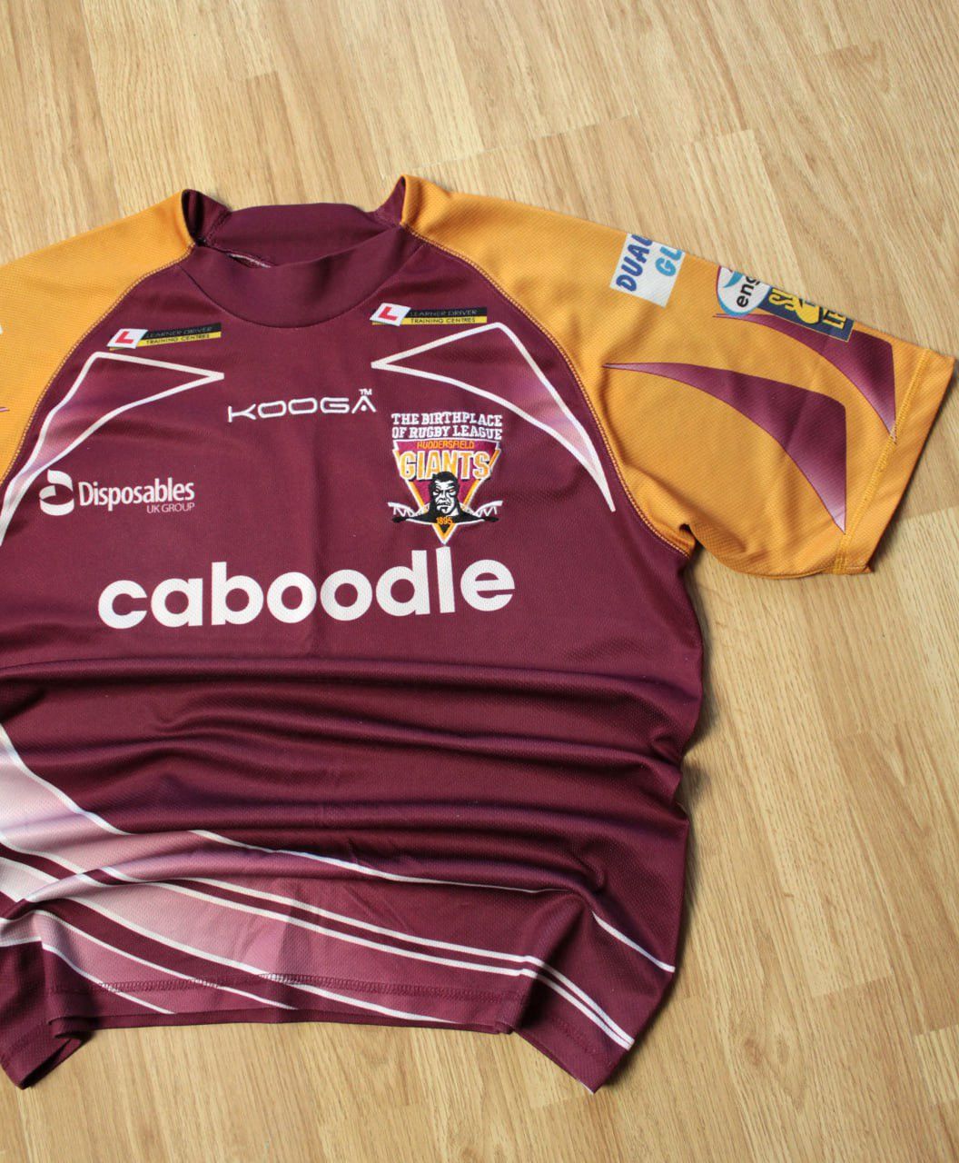 Vintage 🔥 Huddersfield Giants KooGa Rugby England Jersey T Shirt Size US M / EU 48-50 / 2 - 2 Thumbnail