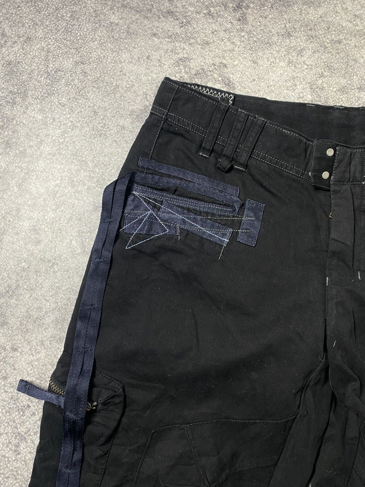 Marithe + Francois Girbaud M+FG VINTAGE AVANT GARDE SHORTS INDIE SLEAZE GOTHIC OPIUM Size 29" - 4 Thumbnail