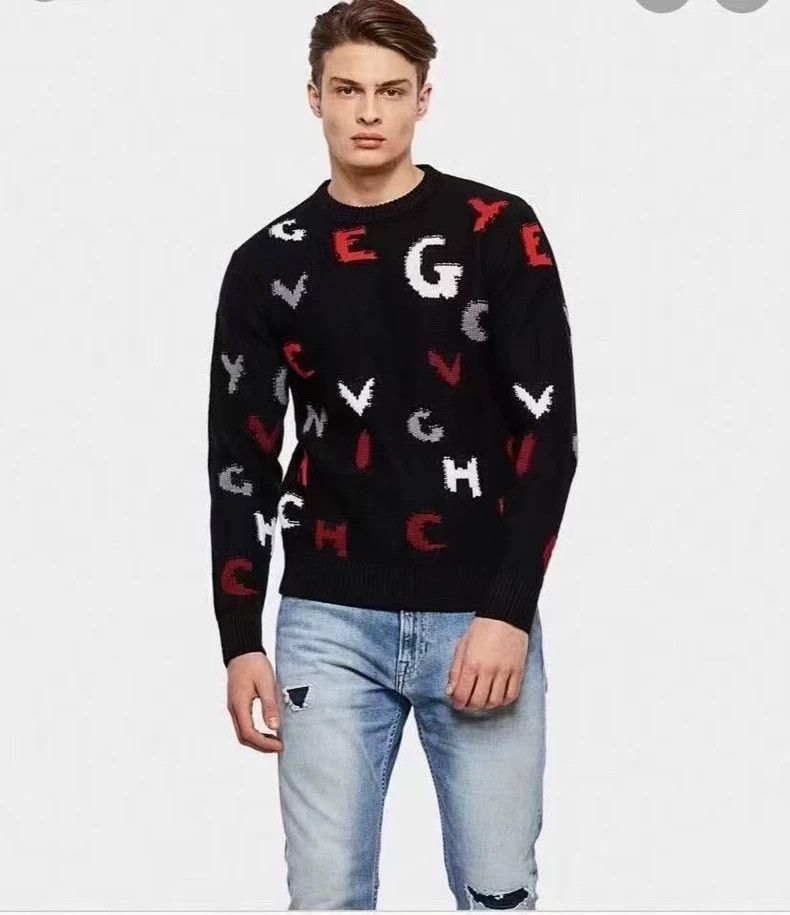 Givenchy Givenchy New Letter Embroidered Chunky Knit Sweater, S siz Size US S / EU 44-46 / 1 - 5 Thumbnail