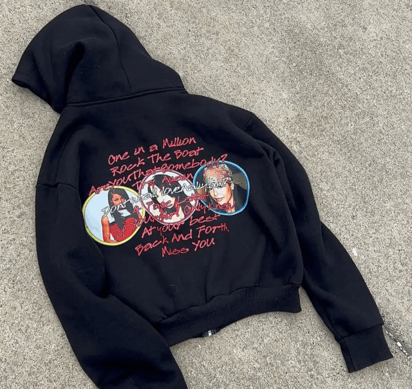 Vision Streetwear American retro oversized portrait print hoodie Size US XL / EU 56 / 4 - 2 Thumbnail