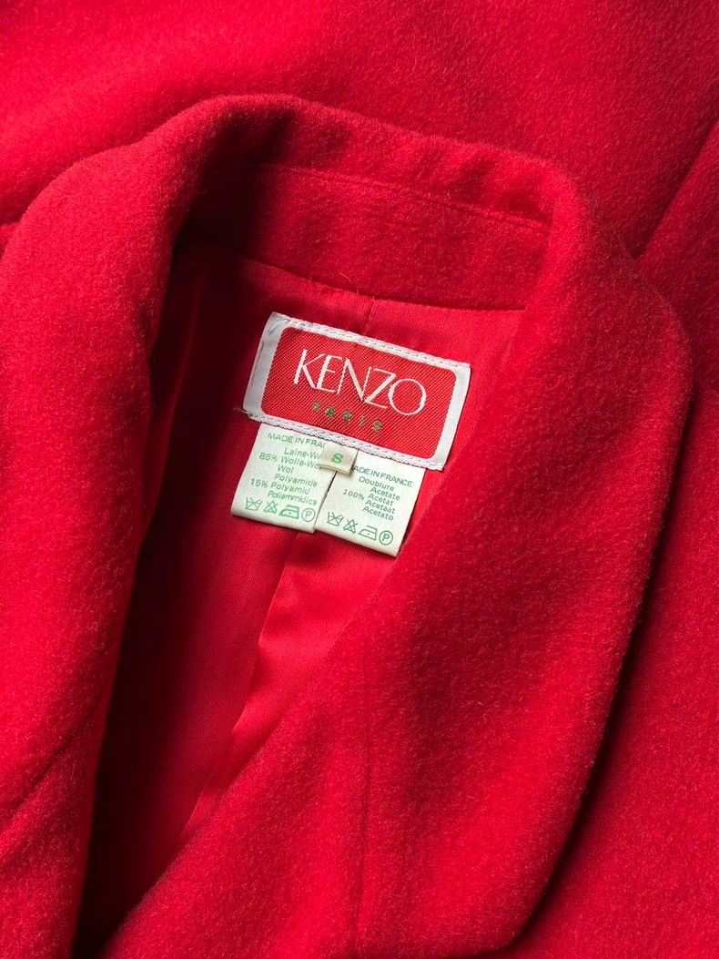 Kenzo KENZO Thick wool coat Size S / US 4 / IT 40 - 7 Thumbnail