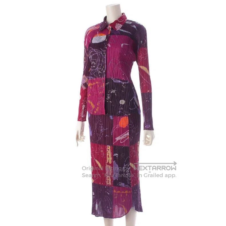 Issey Miyake Issey Miyake Color-block Dress Size M / US 6-8 / IT 42-44 - 3 Thumbnail